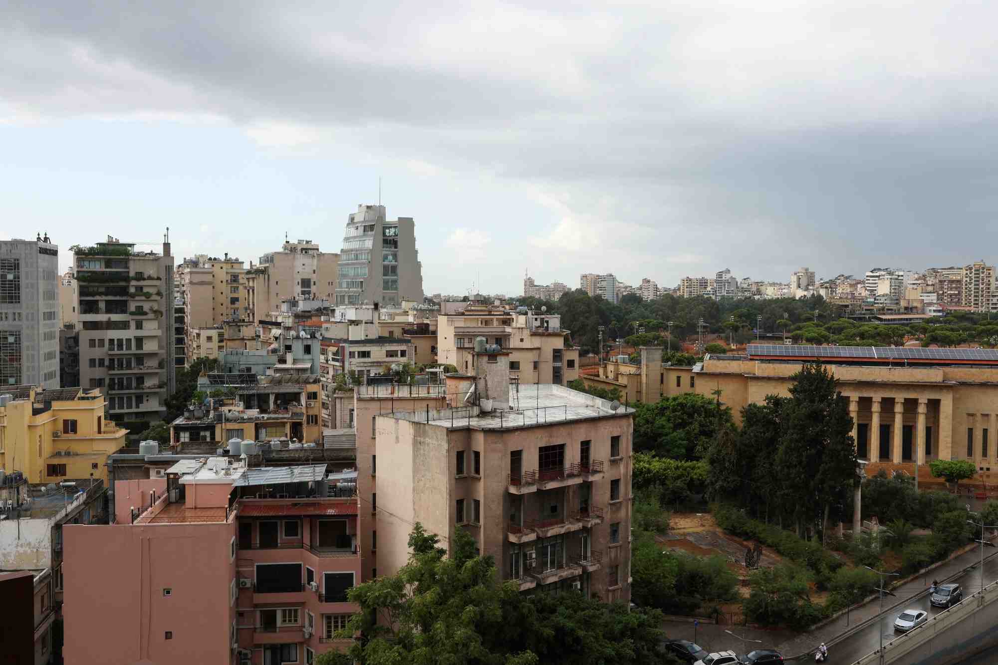 Des batiments a beyrouth, capitale libanaise
