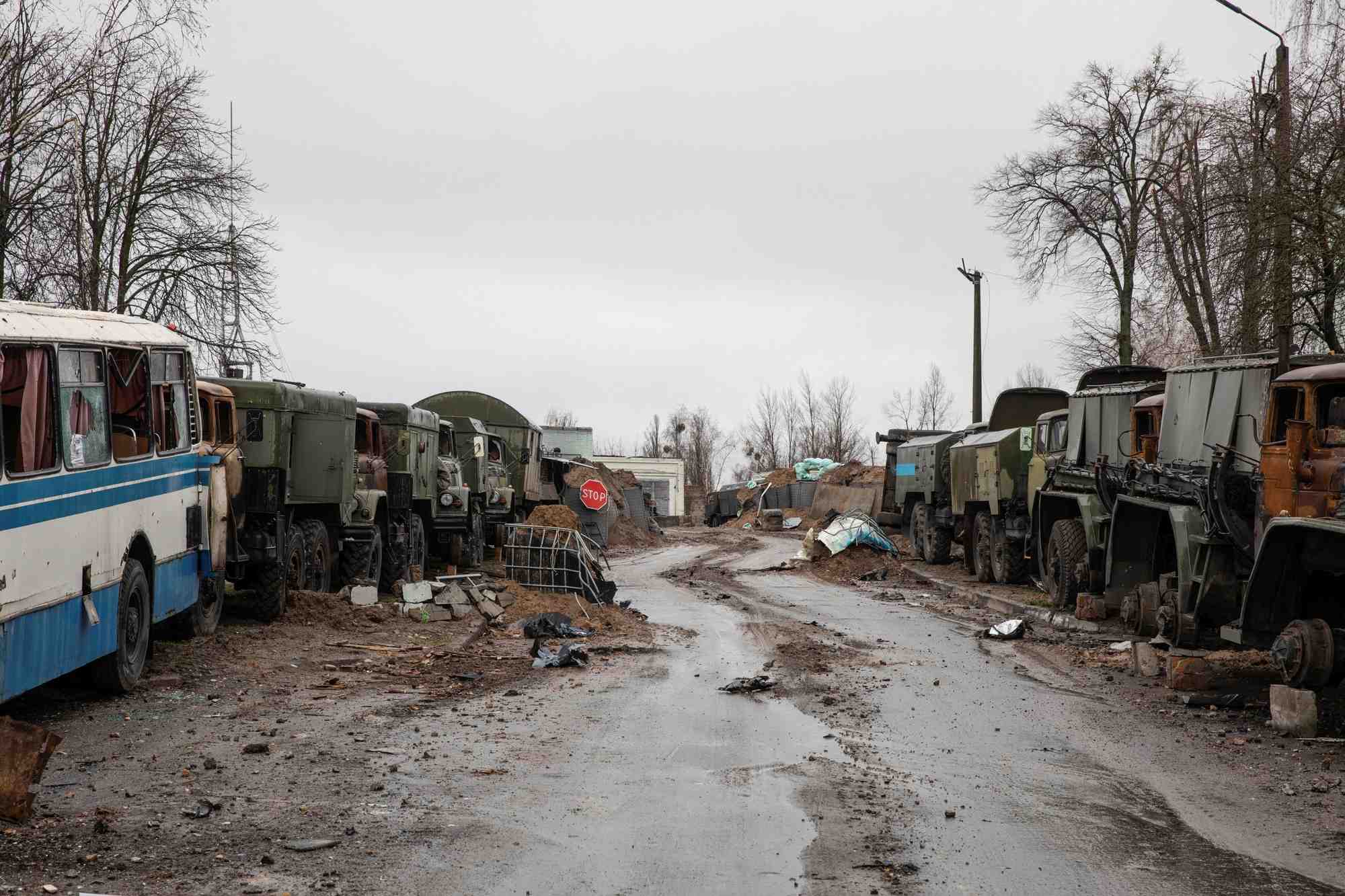 L'armee ukrainienne controle la region de kyiv, le regard tourne vers l'est