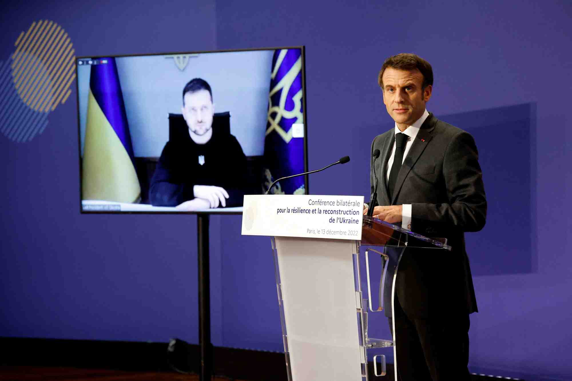 Conference franco-ukrainienne au ministere de l'economie a paris