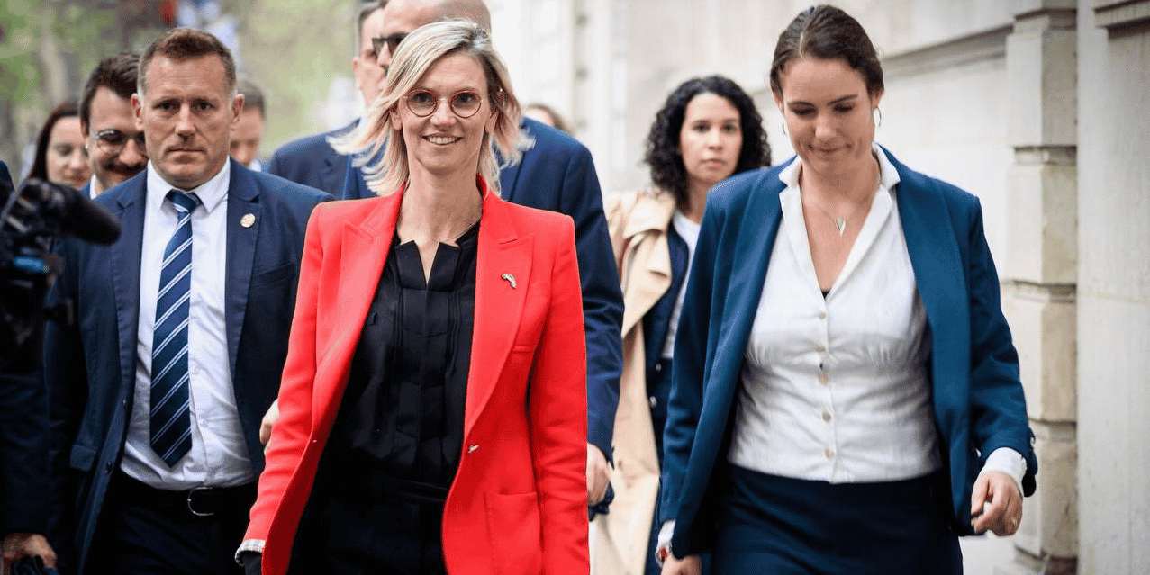 Agnès Pannier-Runacher, ministre de la Transition écologique, et Olga Givernet, ministre déléguée à l'Energie.