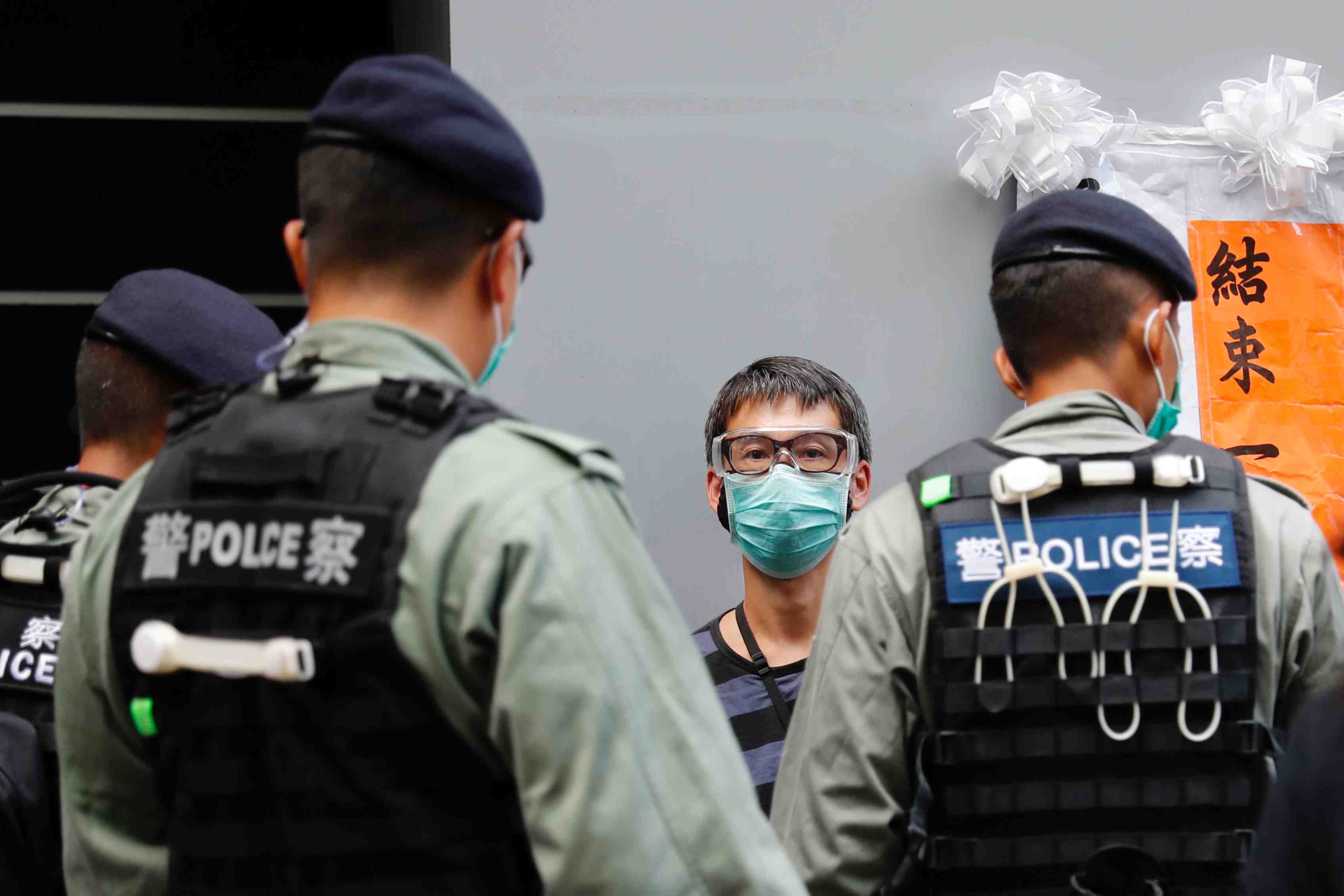 Premiere arrestation a hong kong en vertu de la loi sur la securite