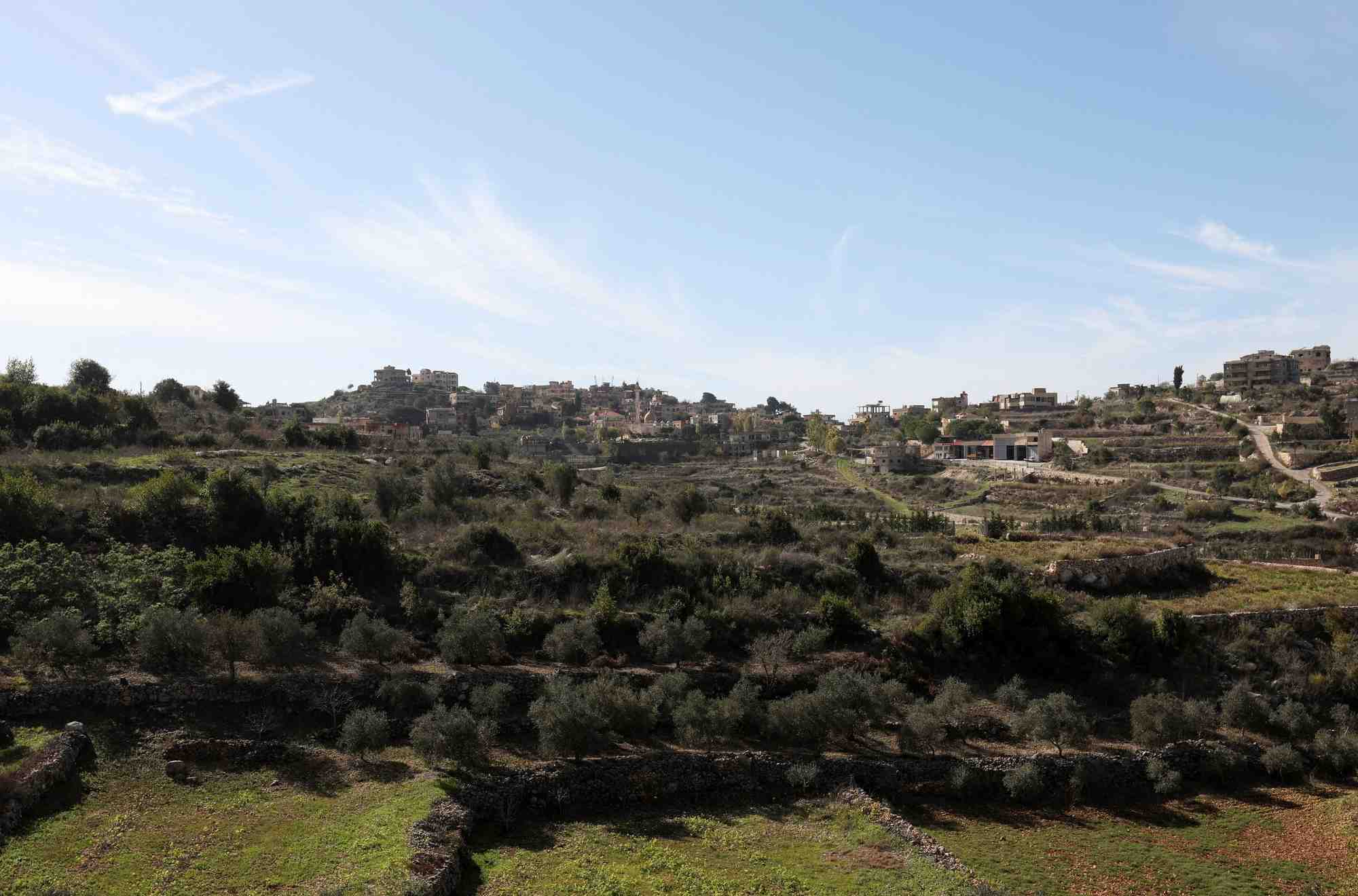 Vue generale du village de yater