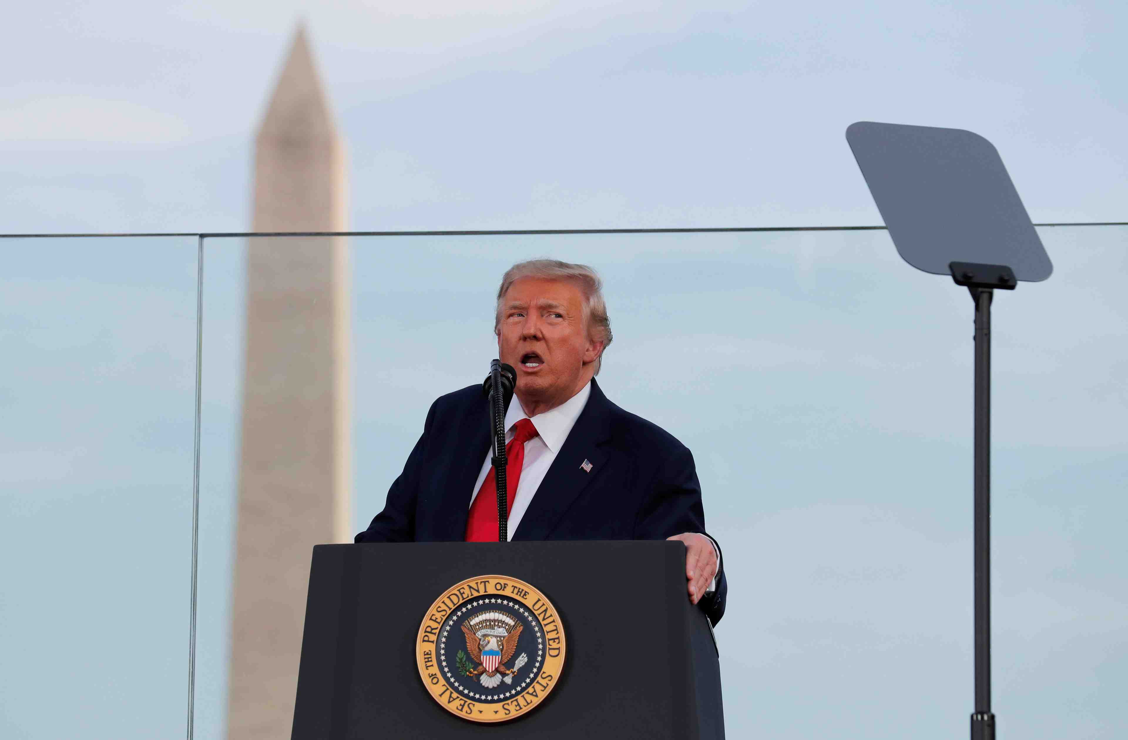 Usa: trump promet a nouveau de battre la "gauche radicale"
