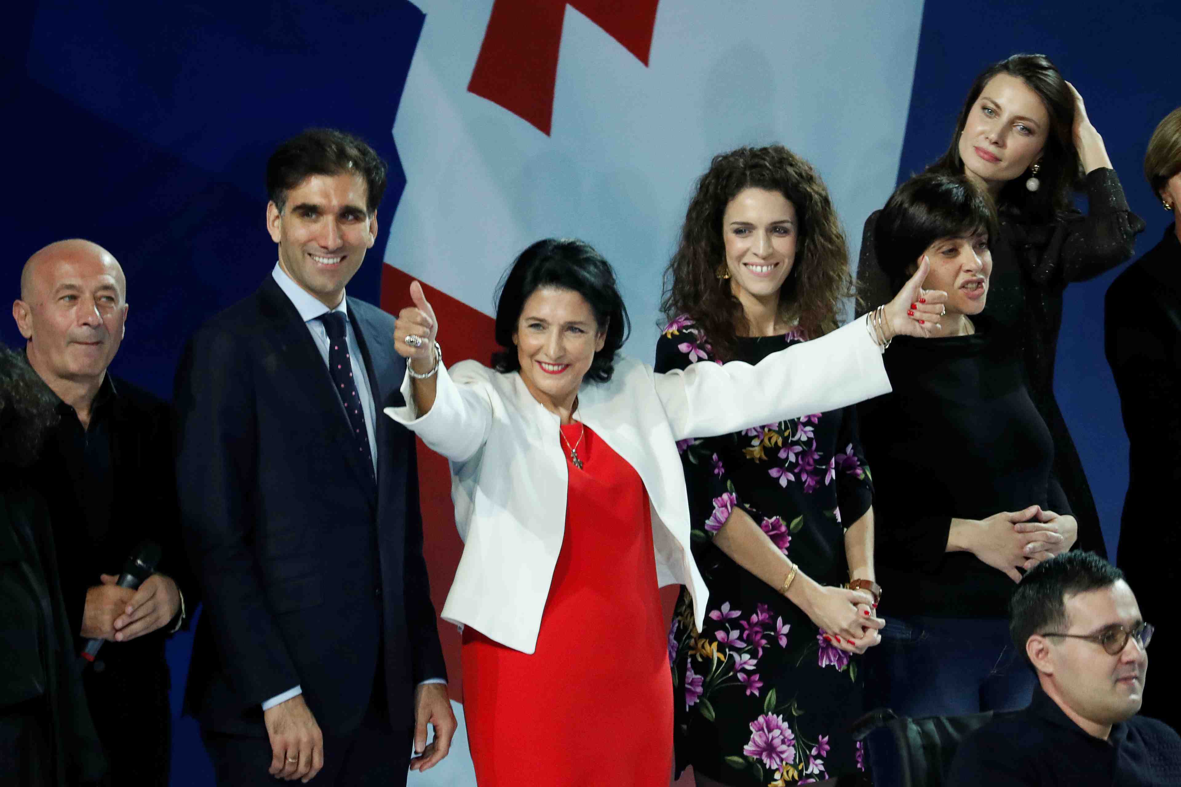 La franco-georgienne salome zourabichvili pourrait devenir presidente de georgie