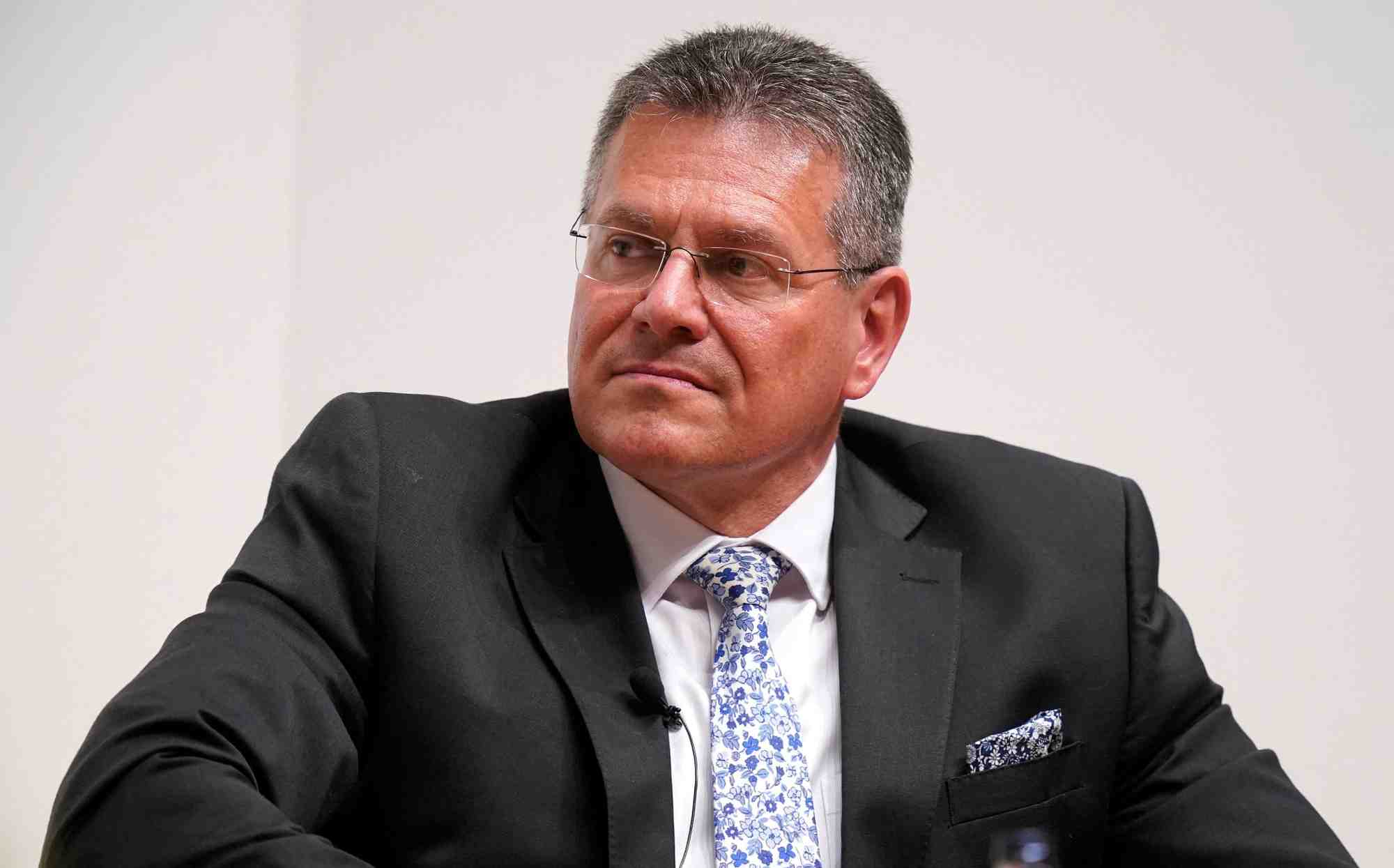 Photo de maros sefcovic, vice-president de la commission europeenne