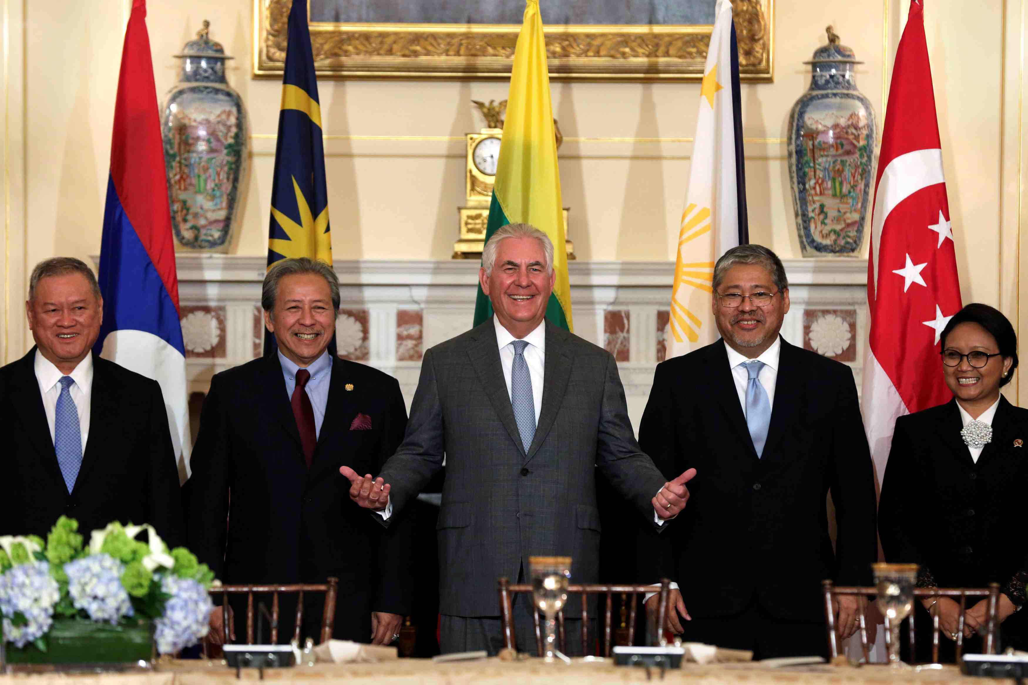 Tillerson demande a l'asean d'en faire plus sur la coree du nord