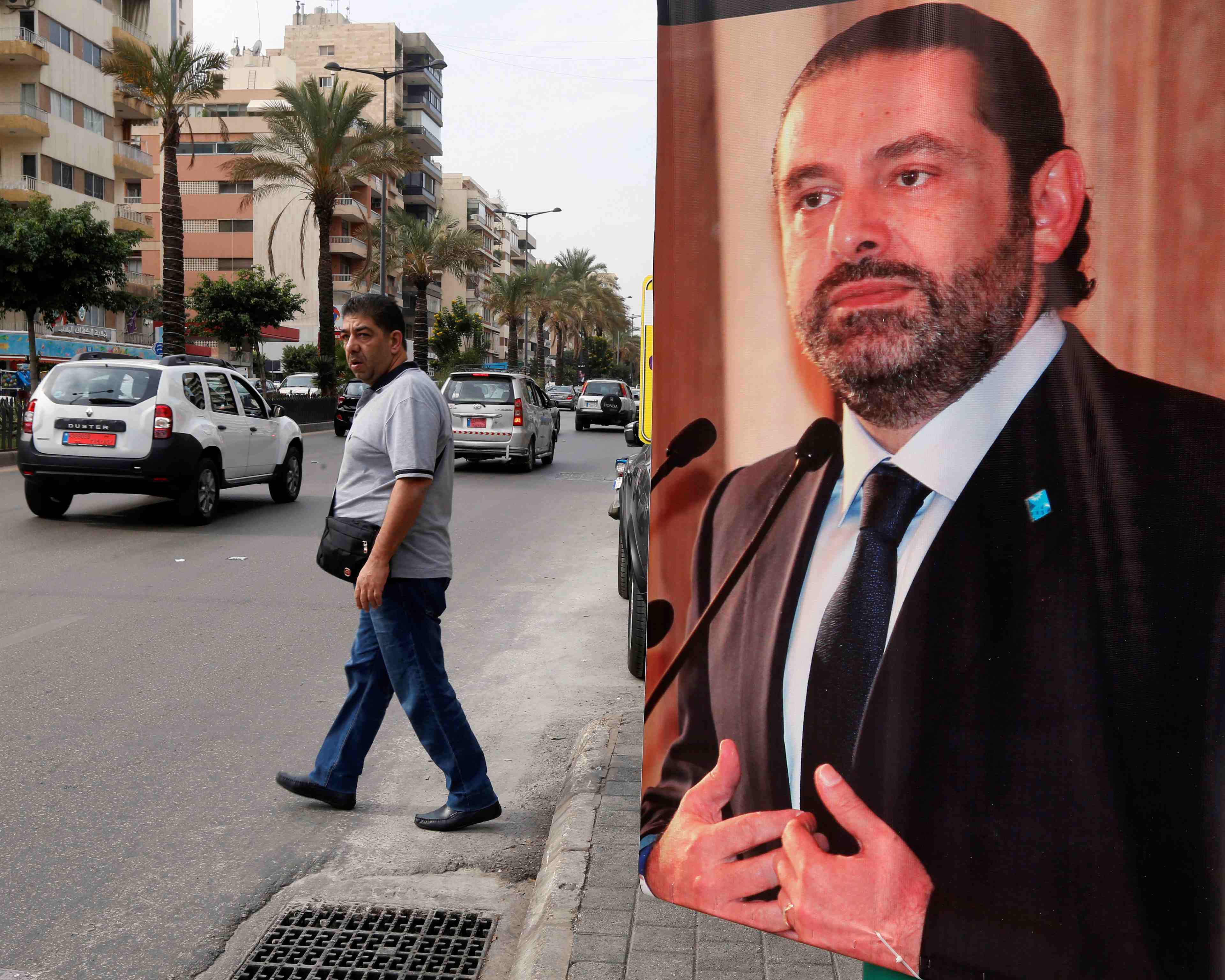 Saad hariri est arrive en france