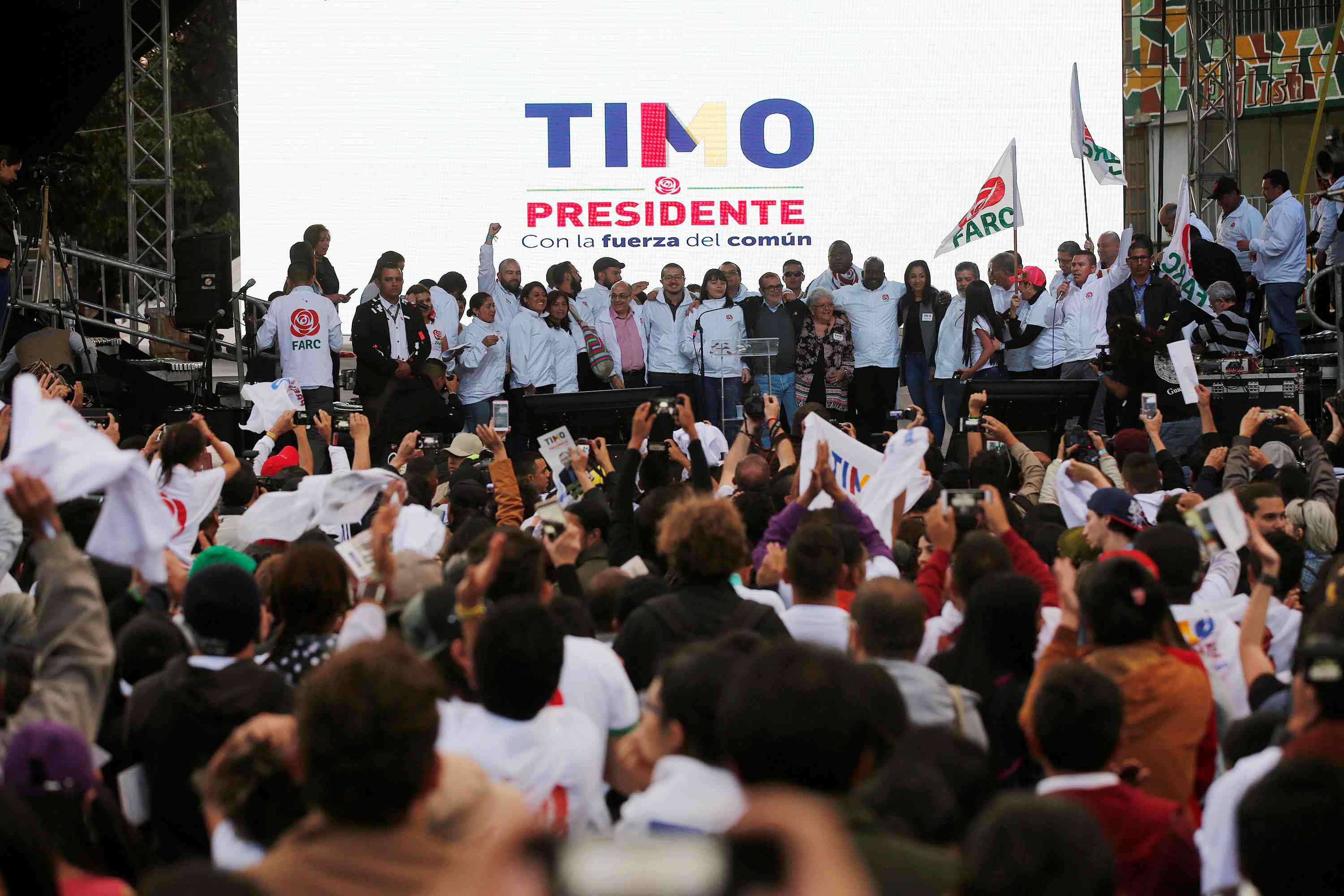 Les farc lancent leur premiere campagne electorale en colombie