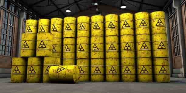 Les incertitudes autour du projet Cigéo demeurent sur le conditionnement de certains déchets nucléaires ou encore les modes de stockage (avec ou sans conteneur). Ce visuel prétexte ne reflète pas la façon dont sont réellement entreposés ou stockés les déchets radioactifs.