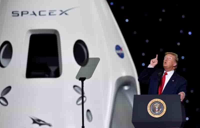 La russie s'etonne de l'"hysterie" de trump apres le lancement de spacex