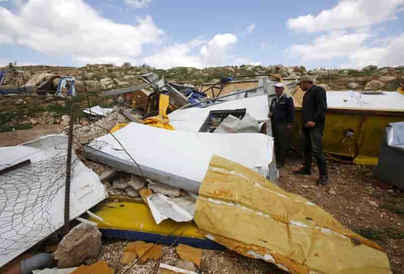 Les demolitions d'installations humanitaires par israel inquietent
