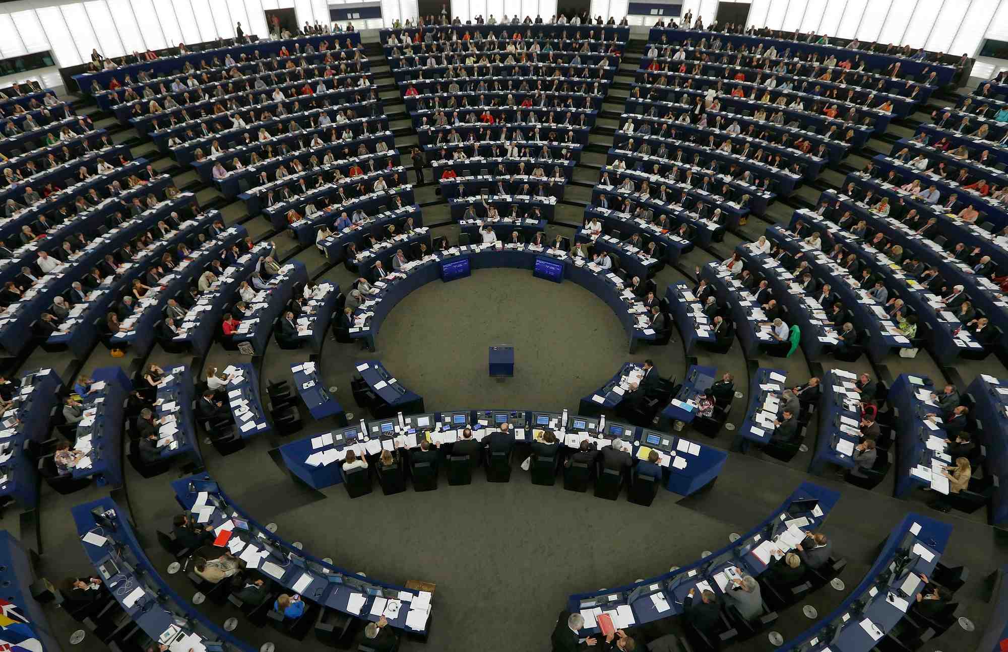 Photo de membres du parlement europeen a strasbourg