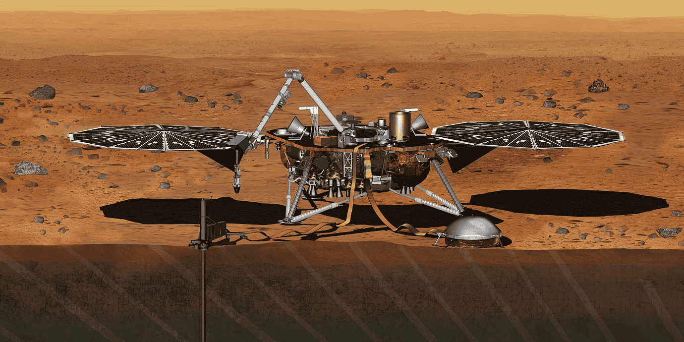 Mission martienne NASA InSight CNES Sodern
