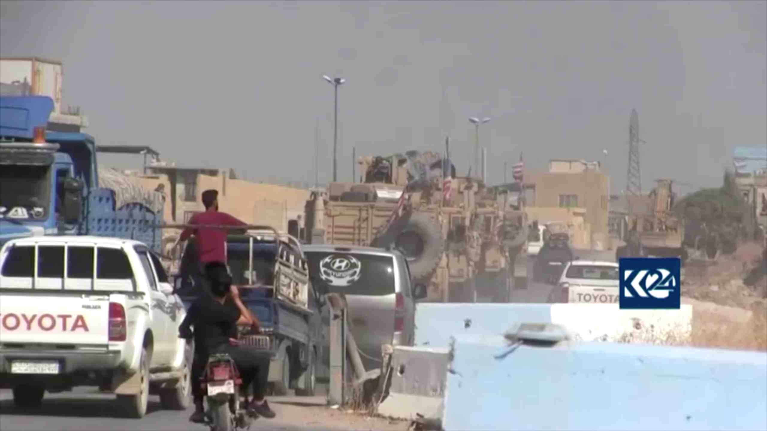 Les soldats us se retirant de syrie attendus en irak