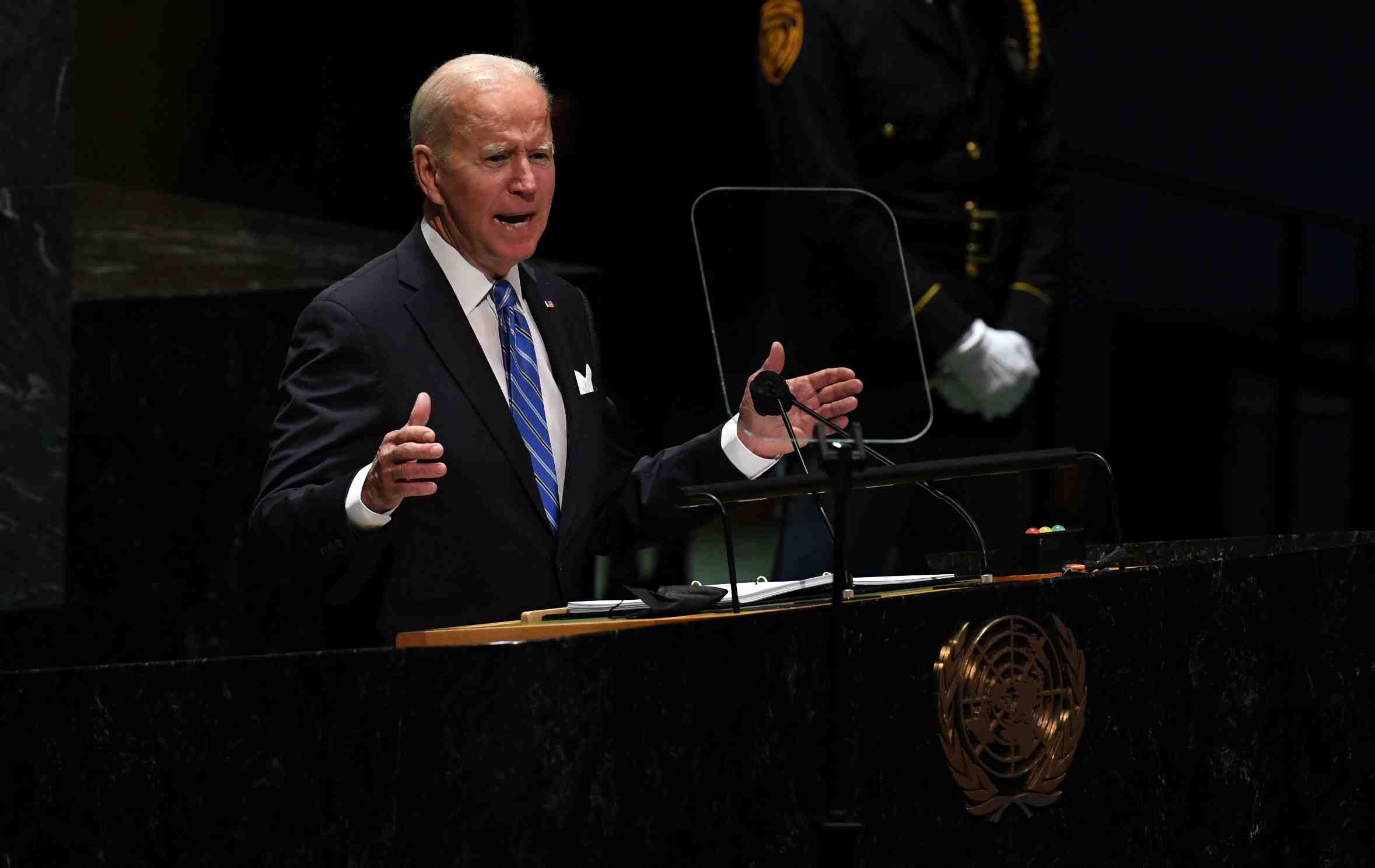 Devant l'onu, biden promet une ere de "diplomatie incessante"