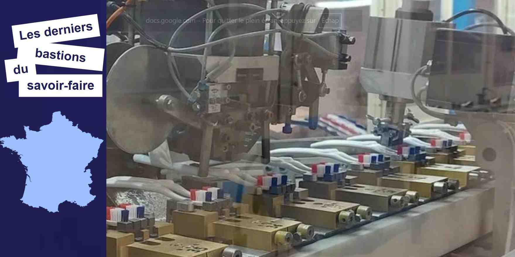 A Beauvais, la ligne de production de la brosse à moins d'un euro vendue en grande surface, sous la marque, Les Vertueux. Un succès français face aux mastodontes du secteur.