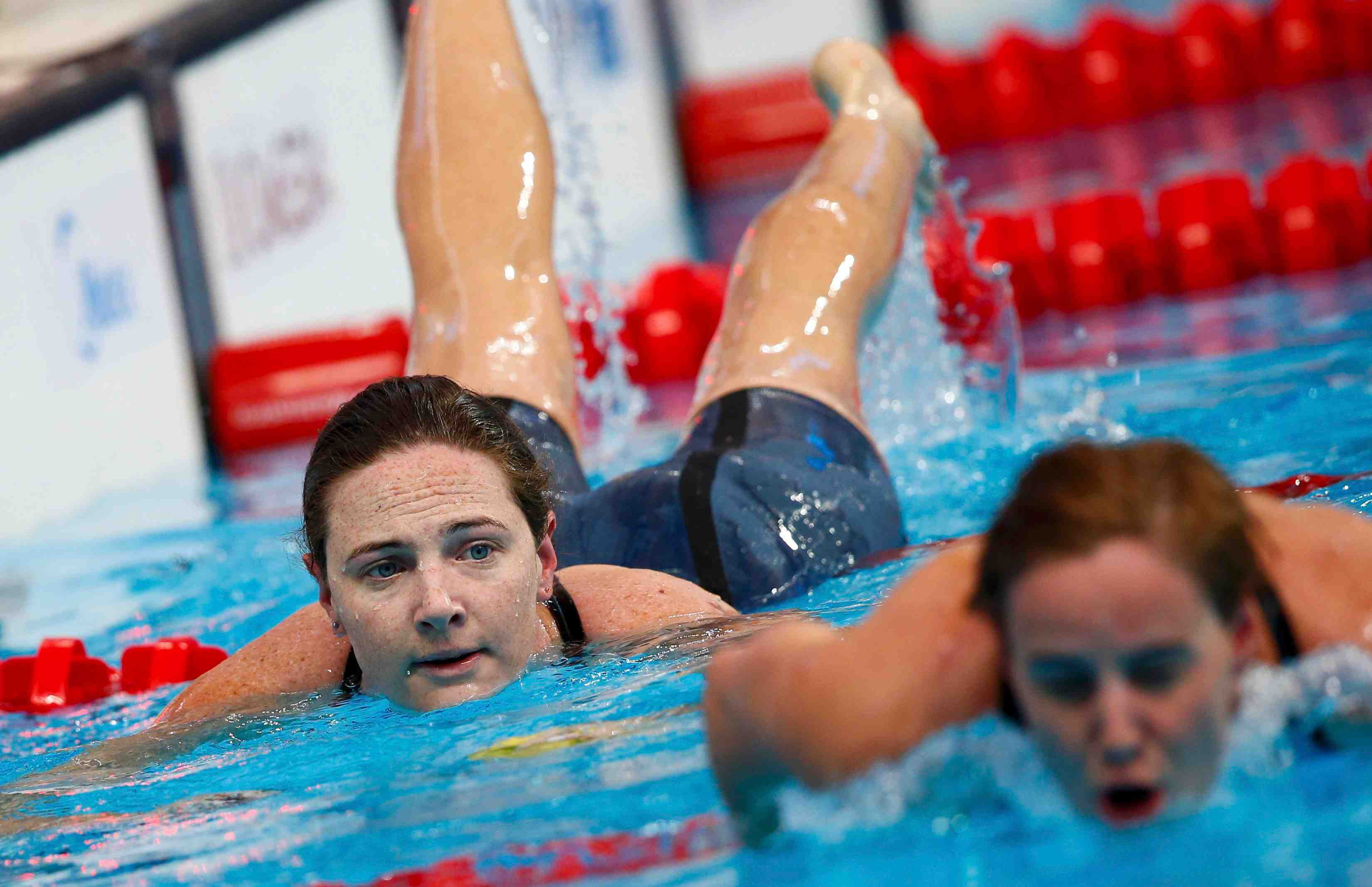 La famille campbell brille sur le 100m nage libre