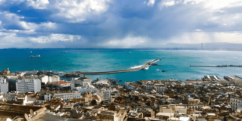 Algérie port d'alger commerce navires