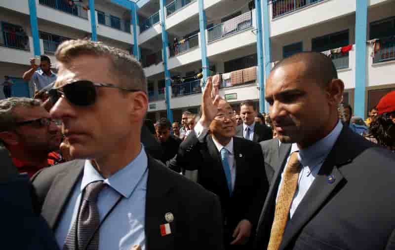 Ban Ki-moon constate les destructions "indescriptibles" à Gaza