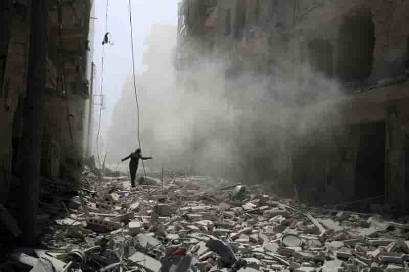 Alep sous d’intenses bombardements