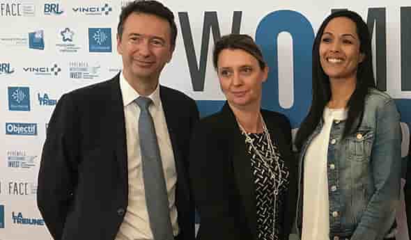 Jean-François Blanchet, Anne-Emmanuelle Rousseau et Najoua Arduini-El Atfani, lors des Women For Futur 2018.