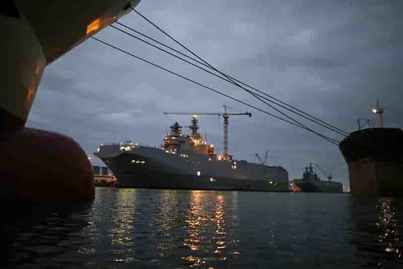 La possibilite d'un remboursement des navires mistral evoquee