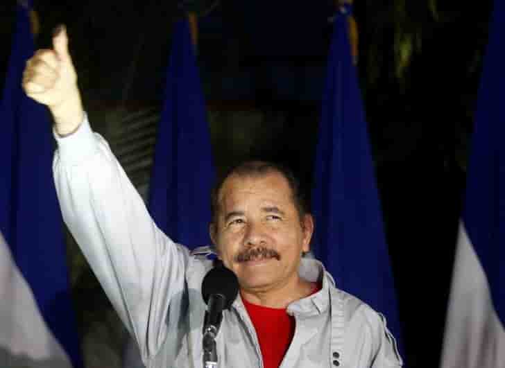 Daniel ortega a une avance ecrasante au nicaragua