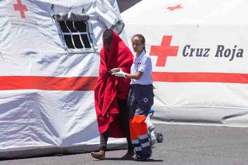 Augmentation des arrivees de migrants en espagne