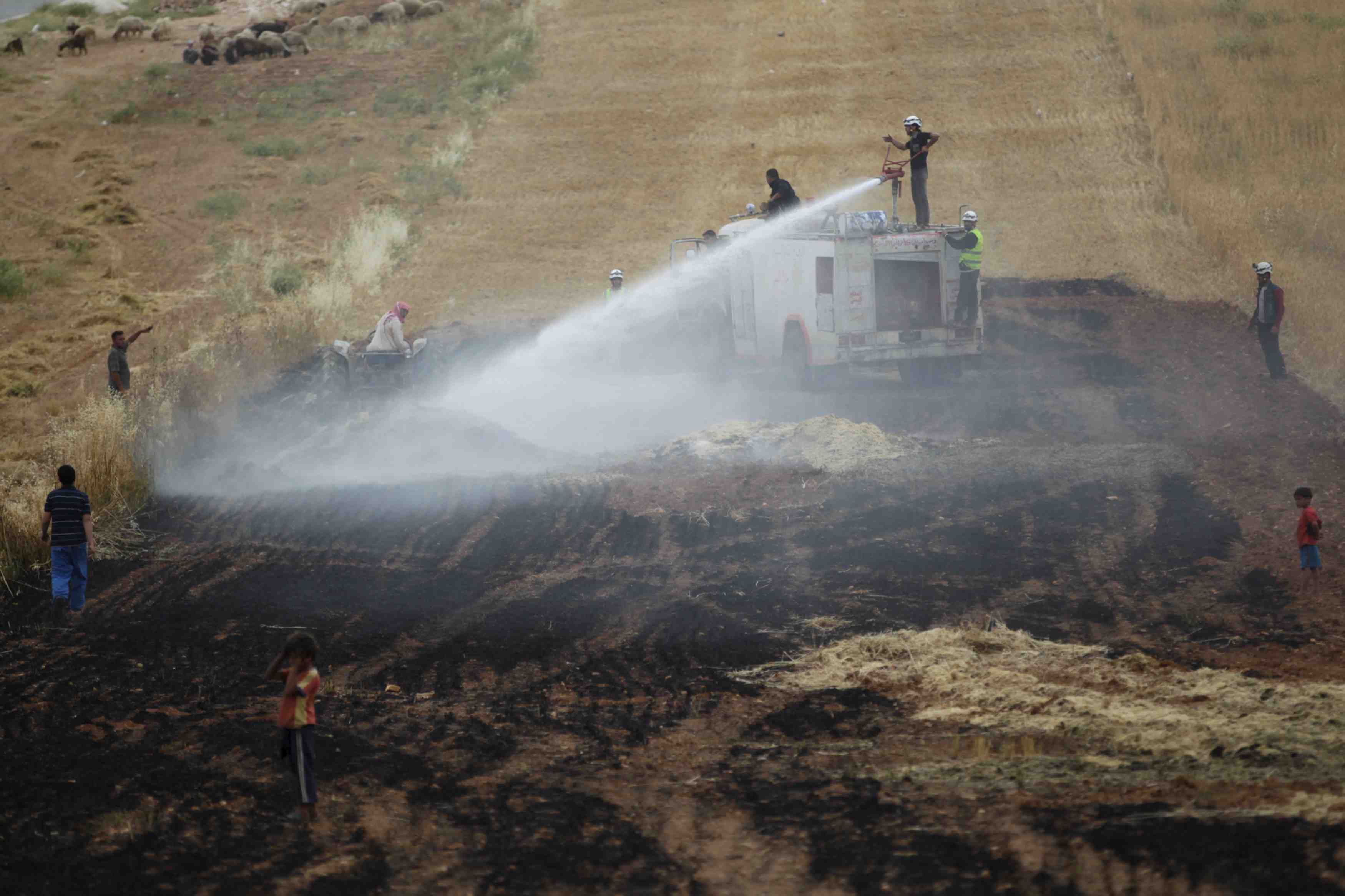 Syrie: politique de la "terre brulee" dans la province d'idlib ?