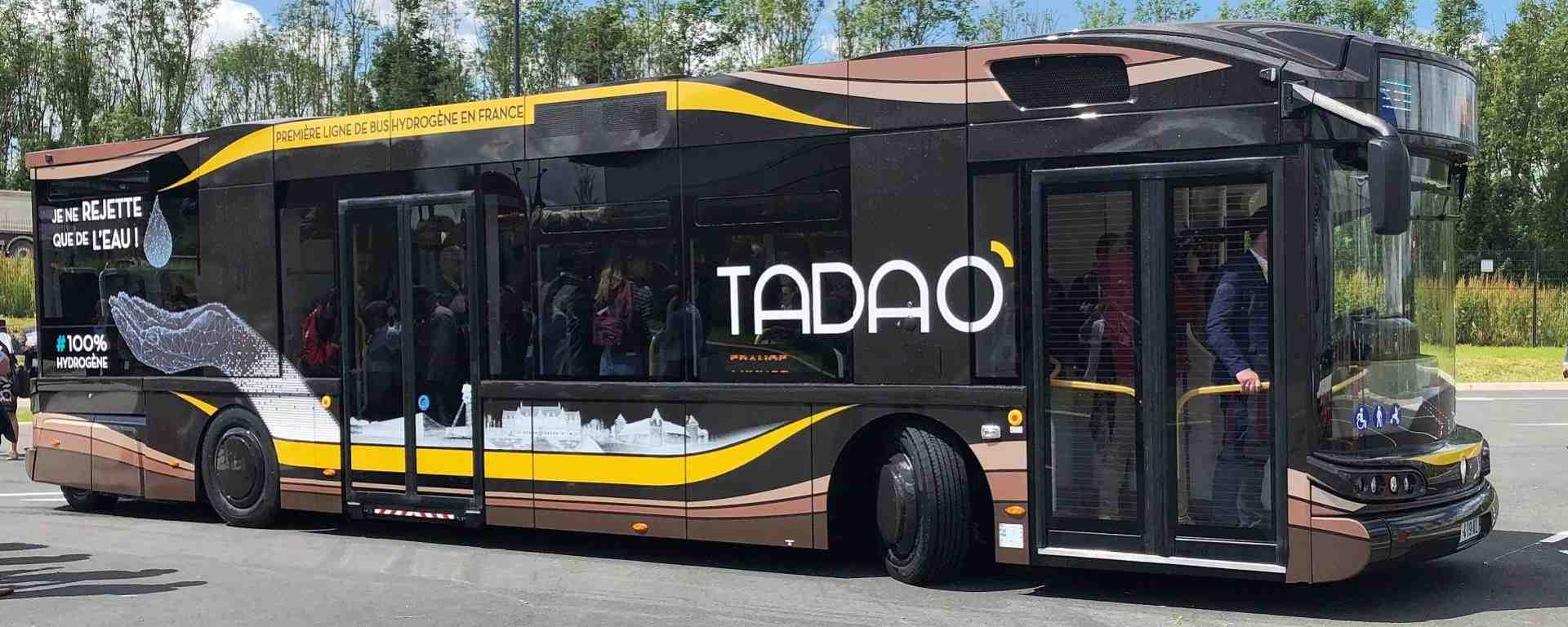 La première ligne de transports en commun à hydrogène reliera les communes d'Auchel et de Bruay-la-Buissière, dans le Pas-de-Calais.