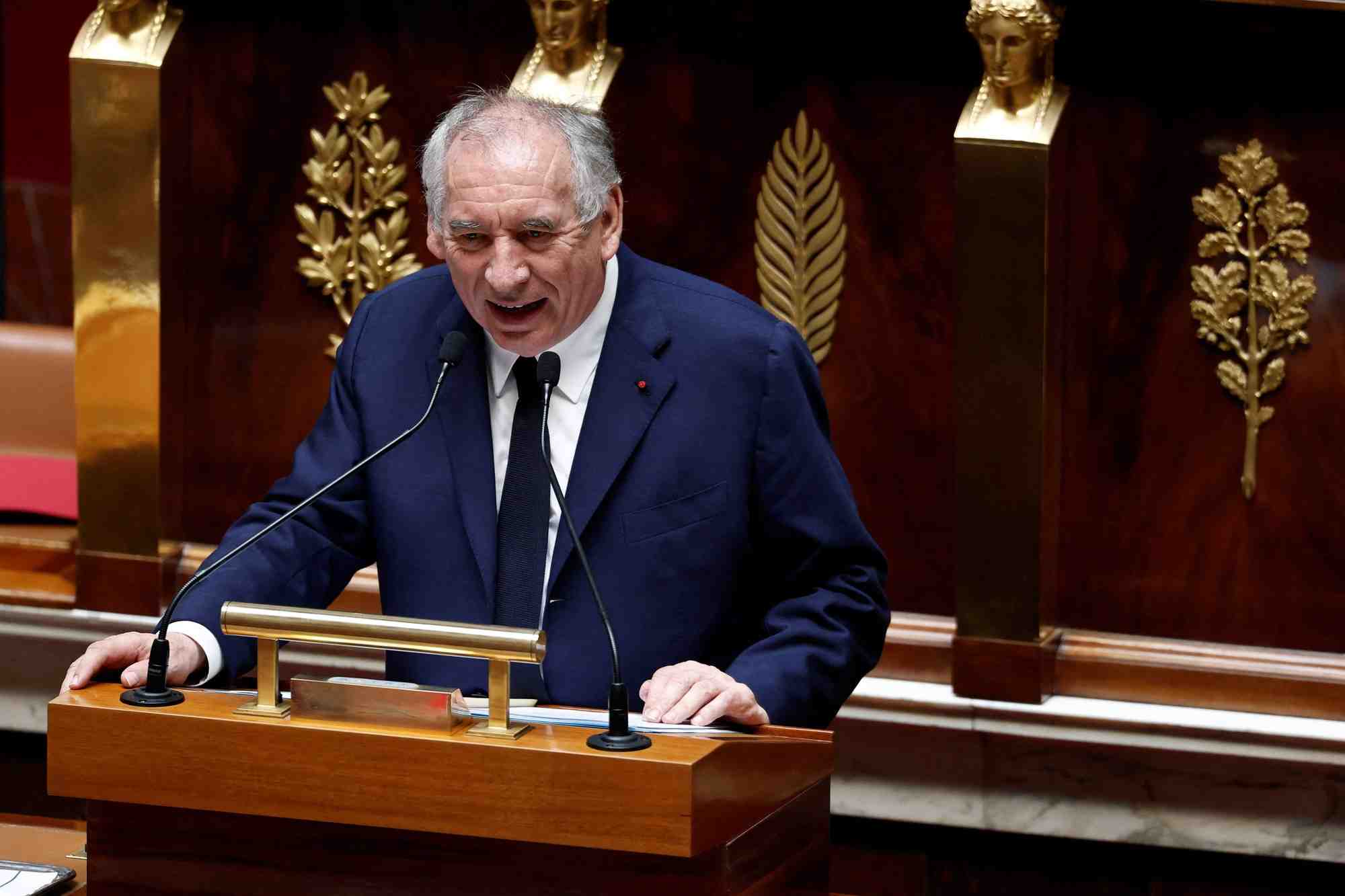 François Bayrou lors de son discours de politique générale à l’Assemblée nationale le 8 septembre.