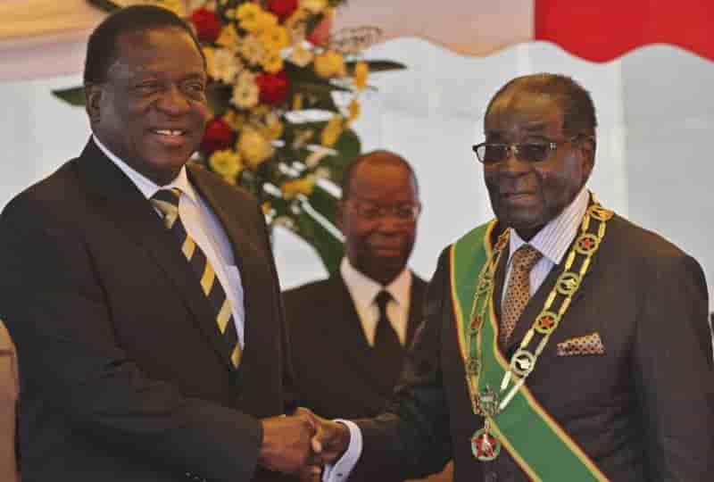 Emmerson mnangagwa sera investi president vendredi au zimbabwe