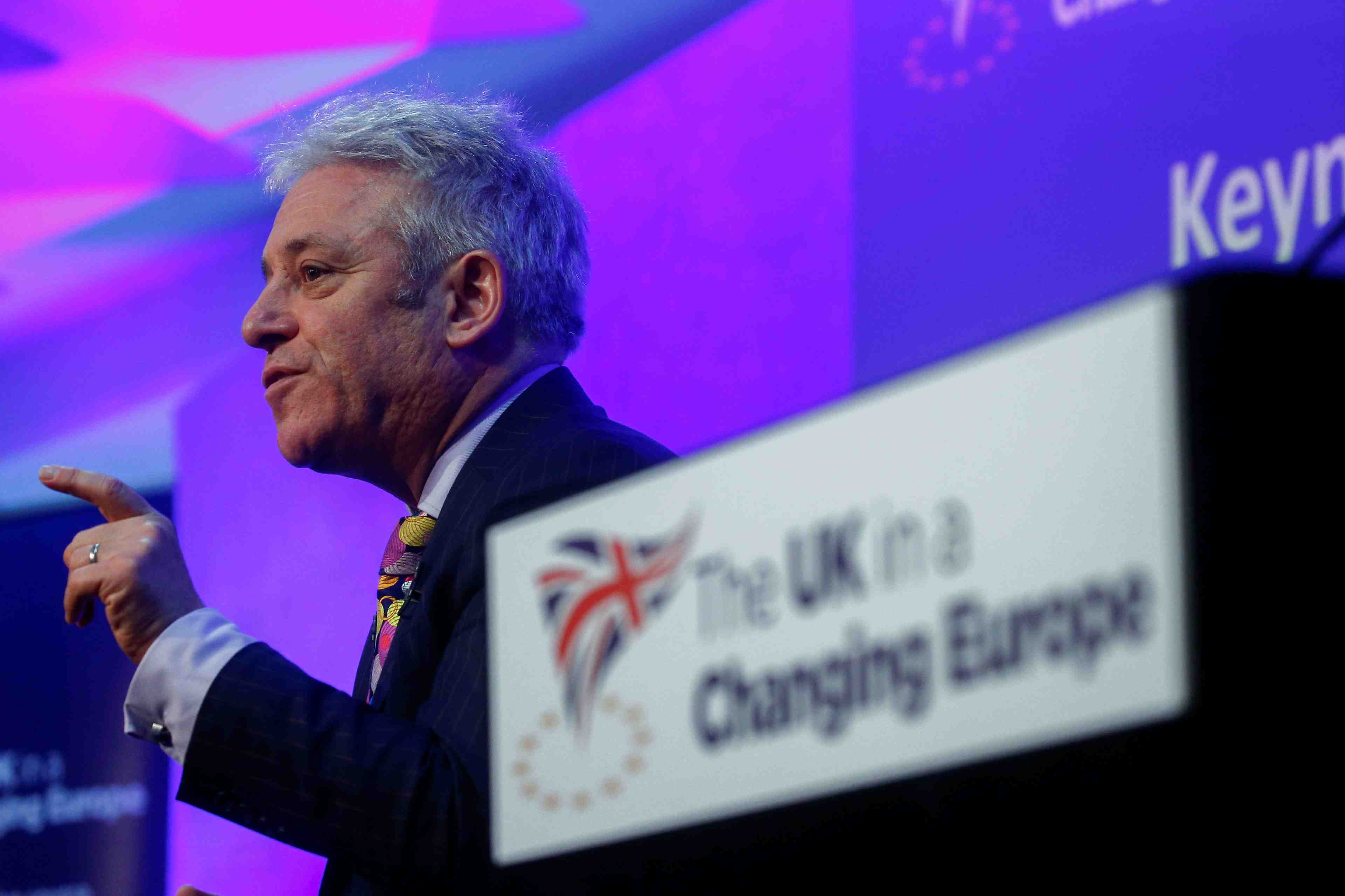 L'ex-president de la chambre des communes john bercow rejoint le labour