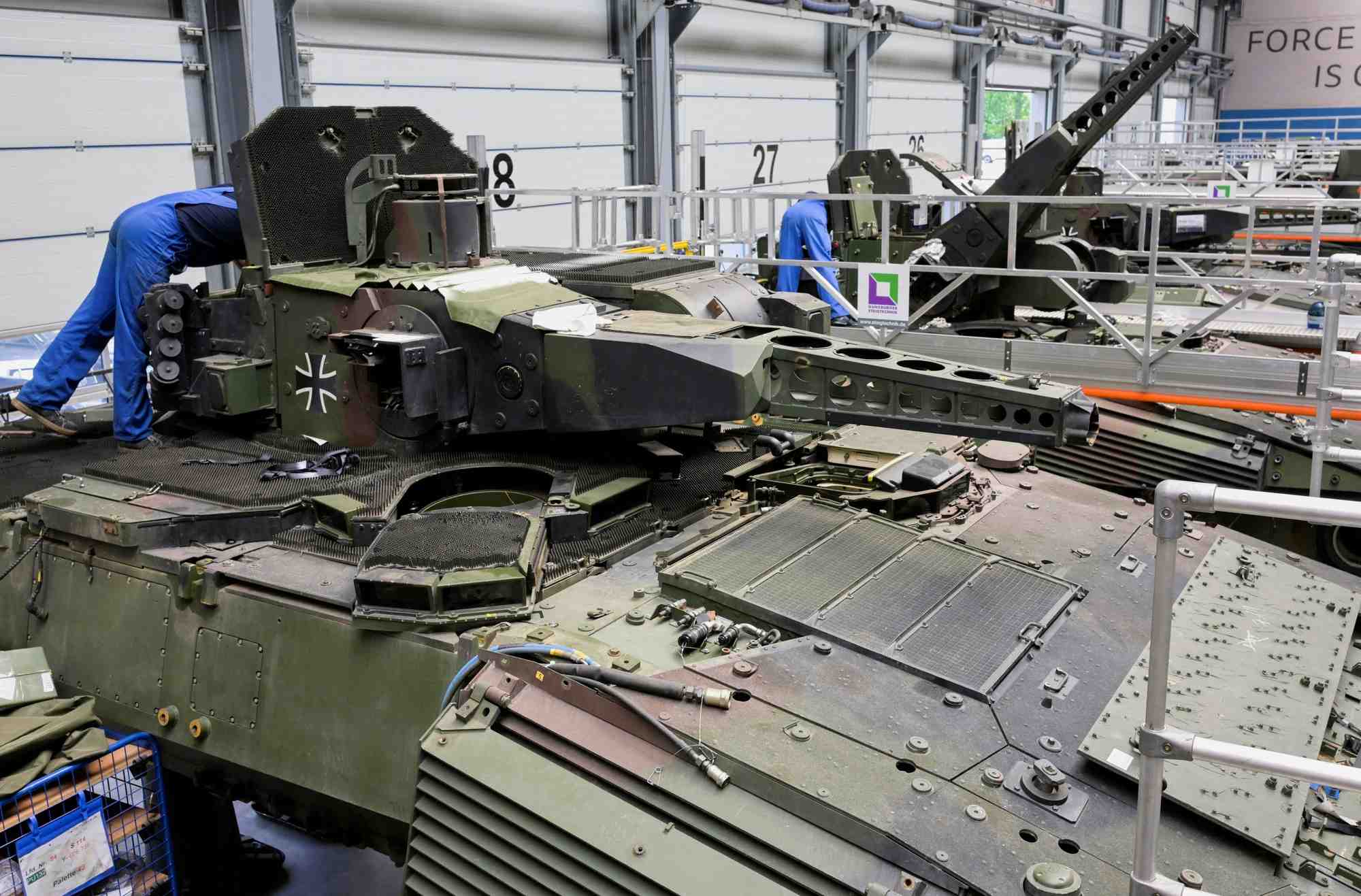 Photo d'archives: l'usine de rheinmetall a unterluess