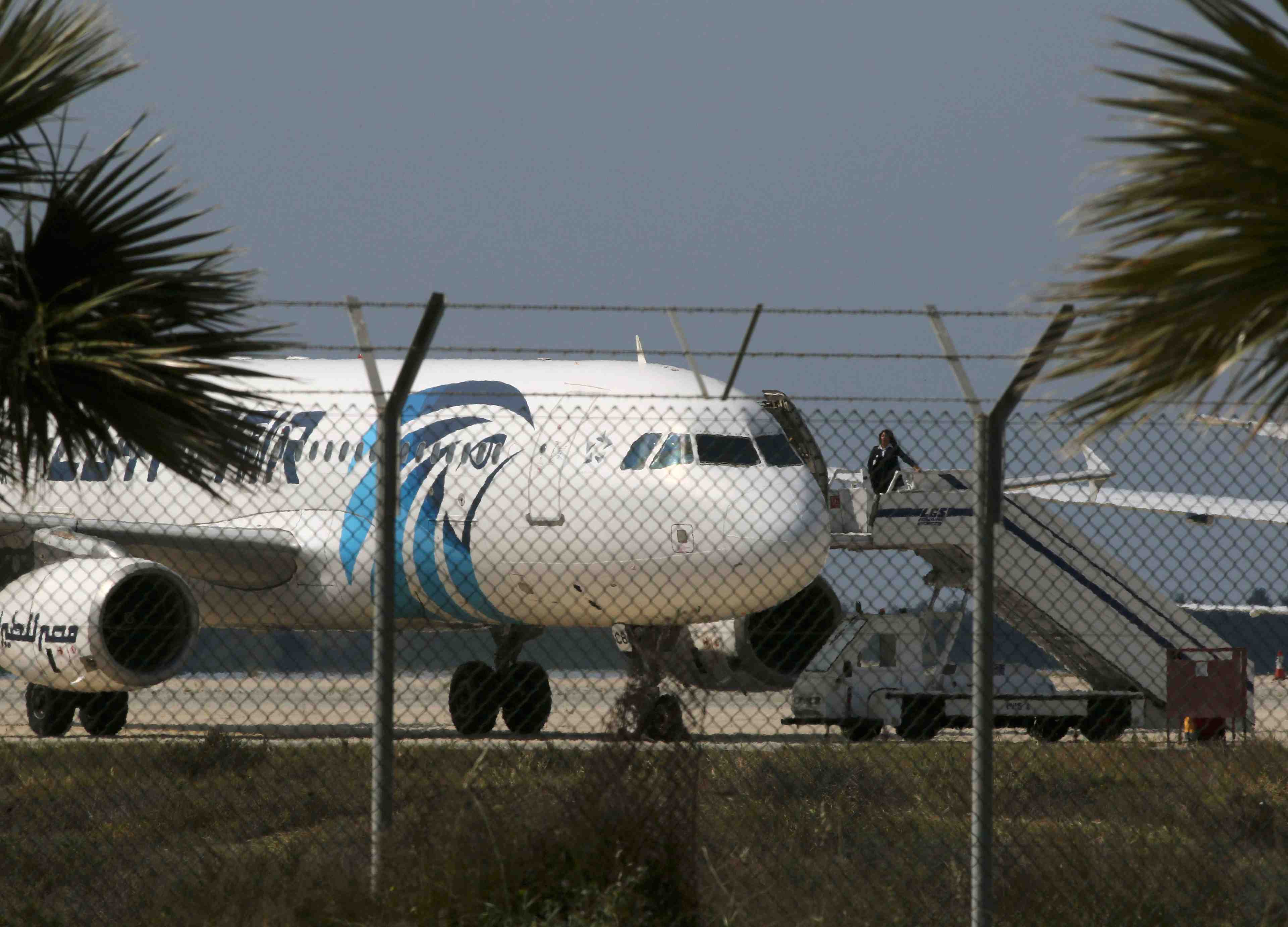 Un avion d'egyptair detourne sur chypre