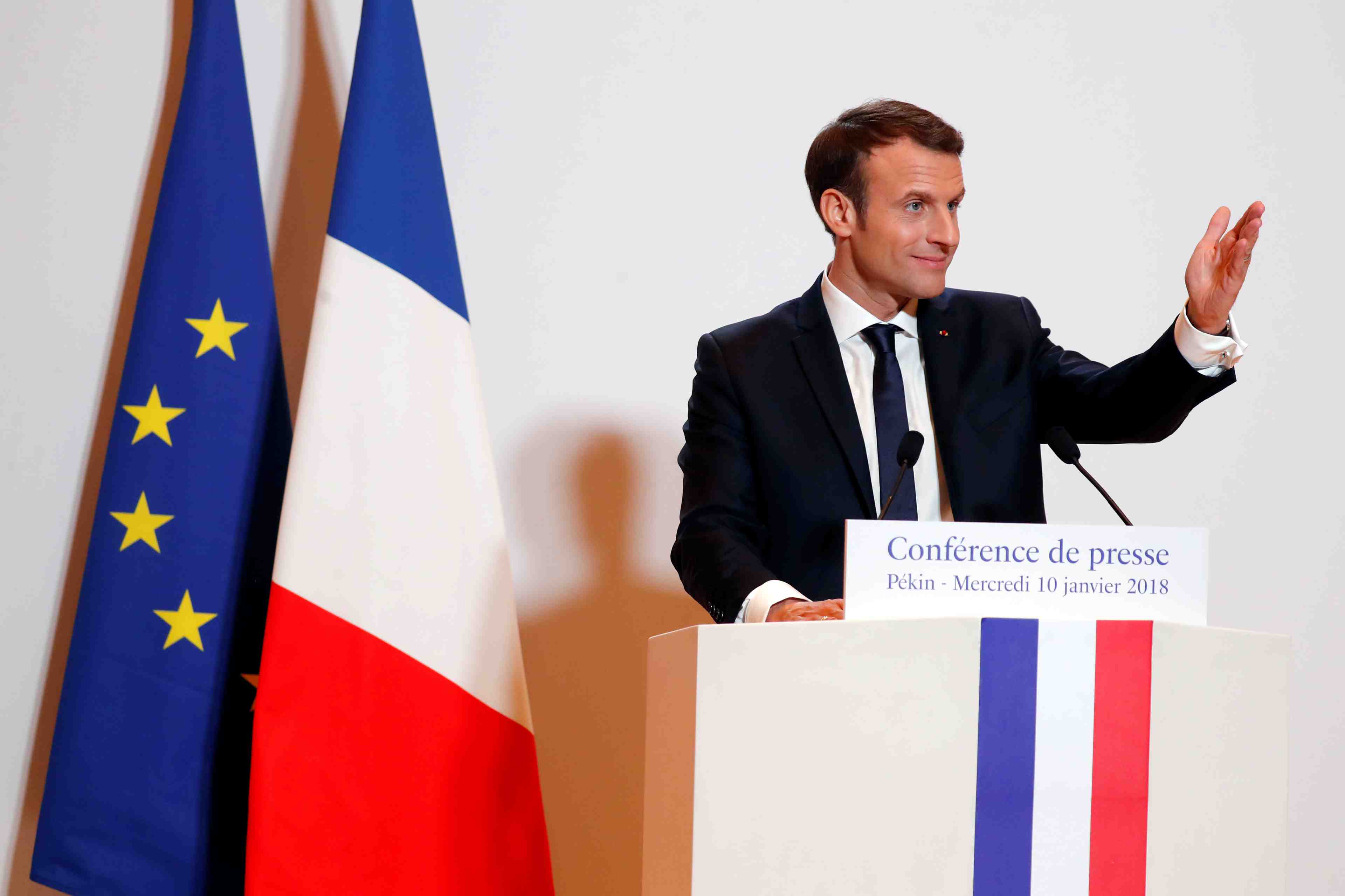 La commande chinoise de 184 airbus a320 bientot finalisee, dit macron
