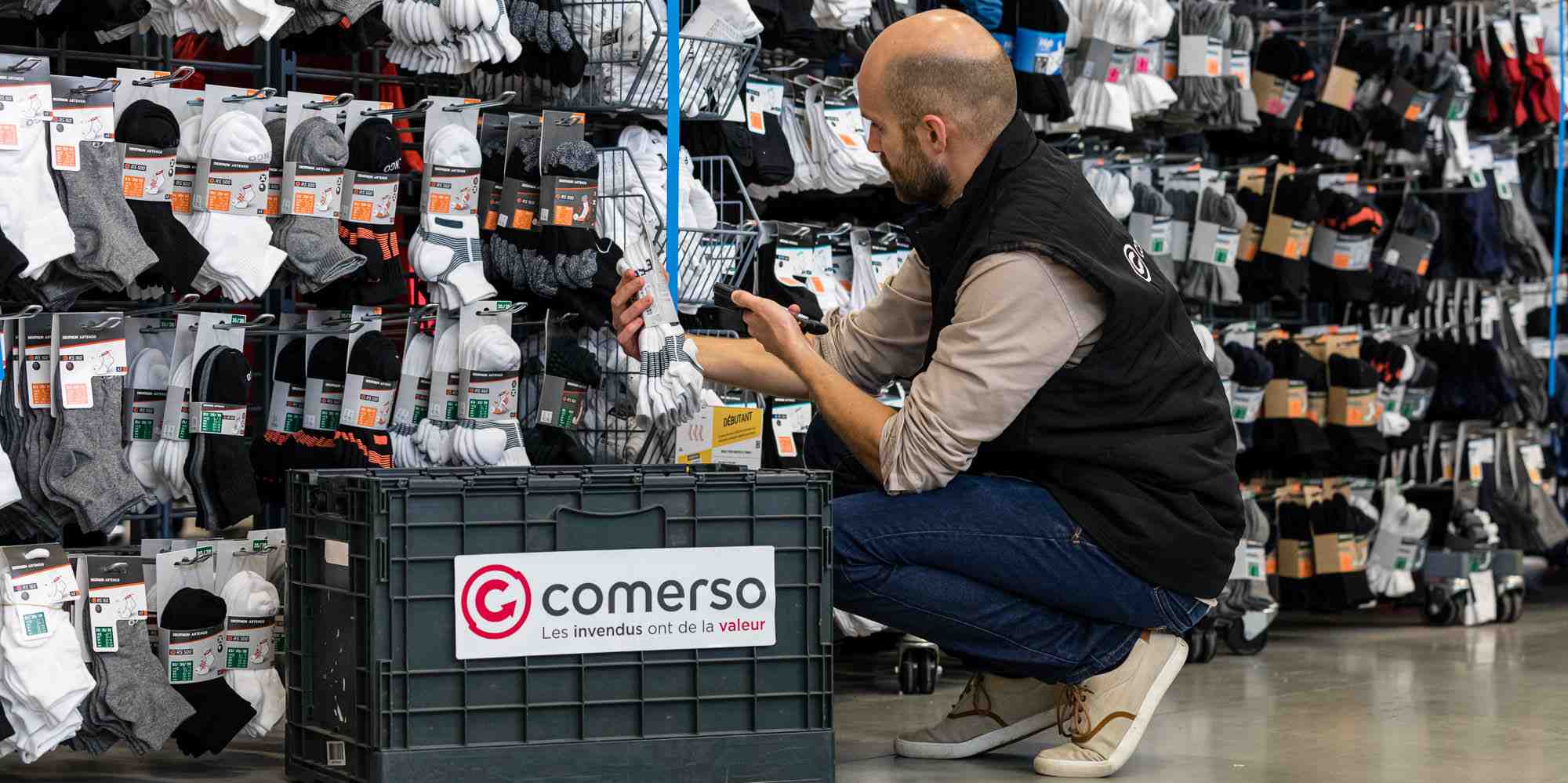 L'entreprise bordelaise Comerso valorise le réemploi des produits non alimentaires depuis une dizaine d'années.
