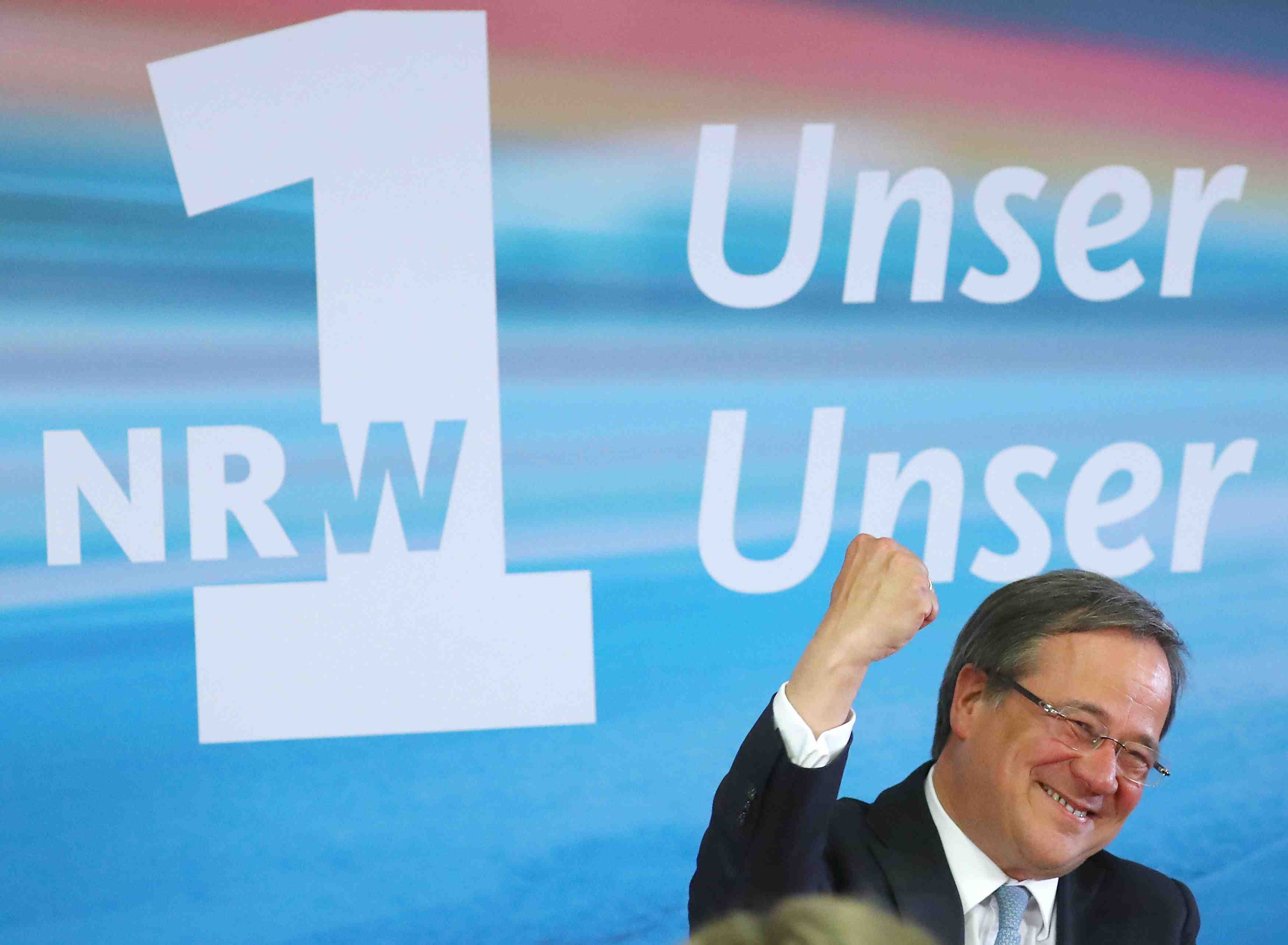 Nette victoire de la cdu en rhenanie-du-nord-westphalie