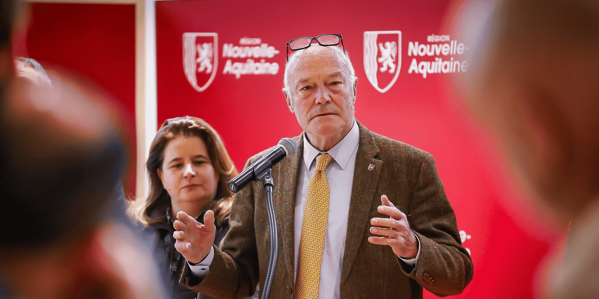 Alain Rousset, le président du conseil régional de Nouvelle-Aquitaine, le 12 janvier 2024.