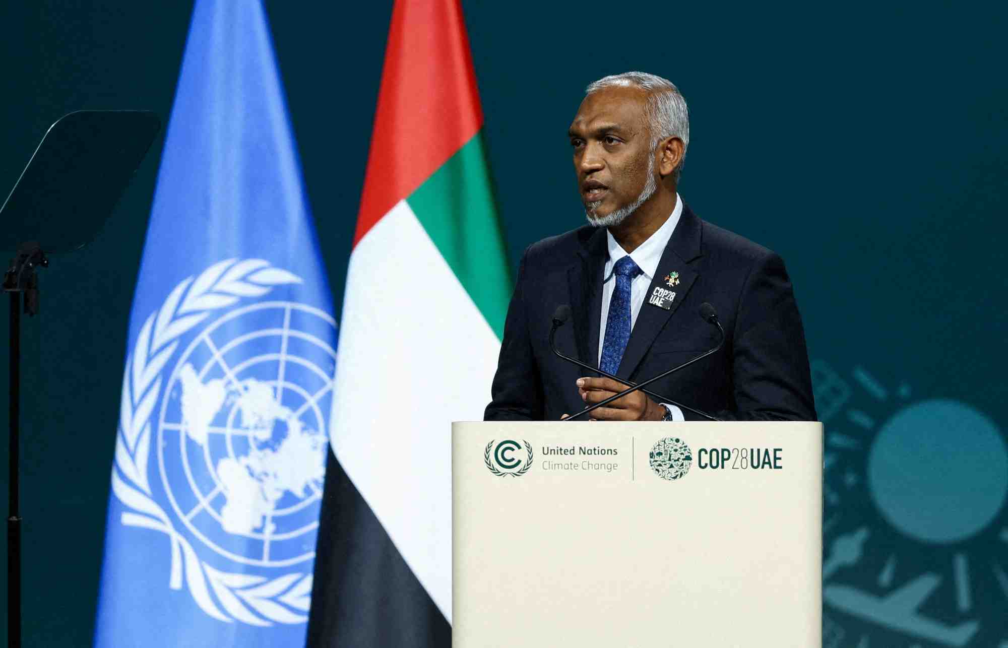 Photo d'archives du president mohamad muizzu