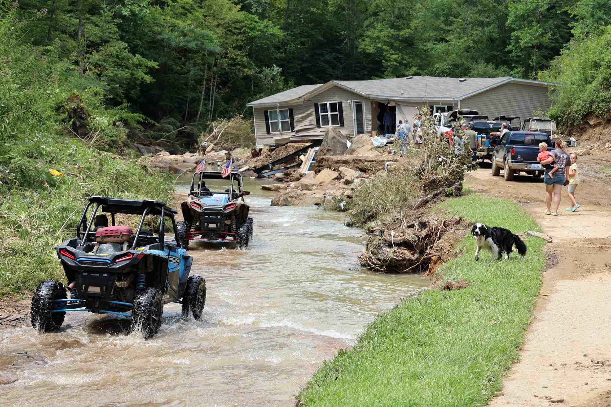 Etats-unis: le bilan des crues dans le kentucky porte a 30 morts