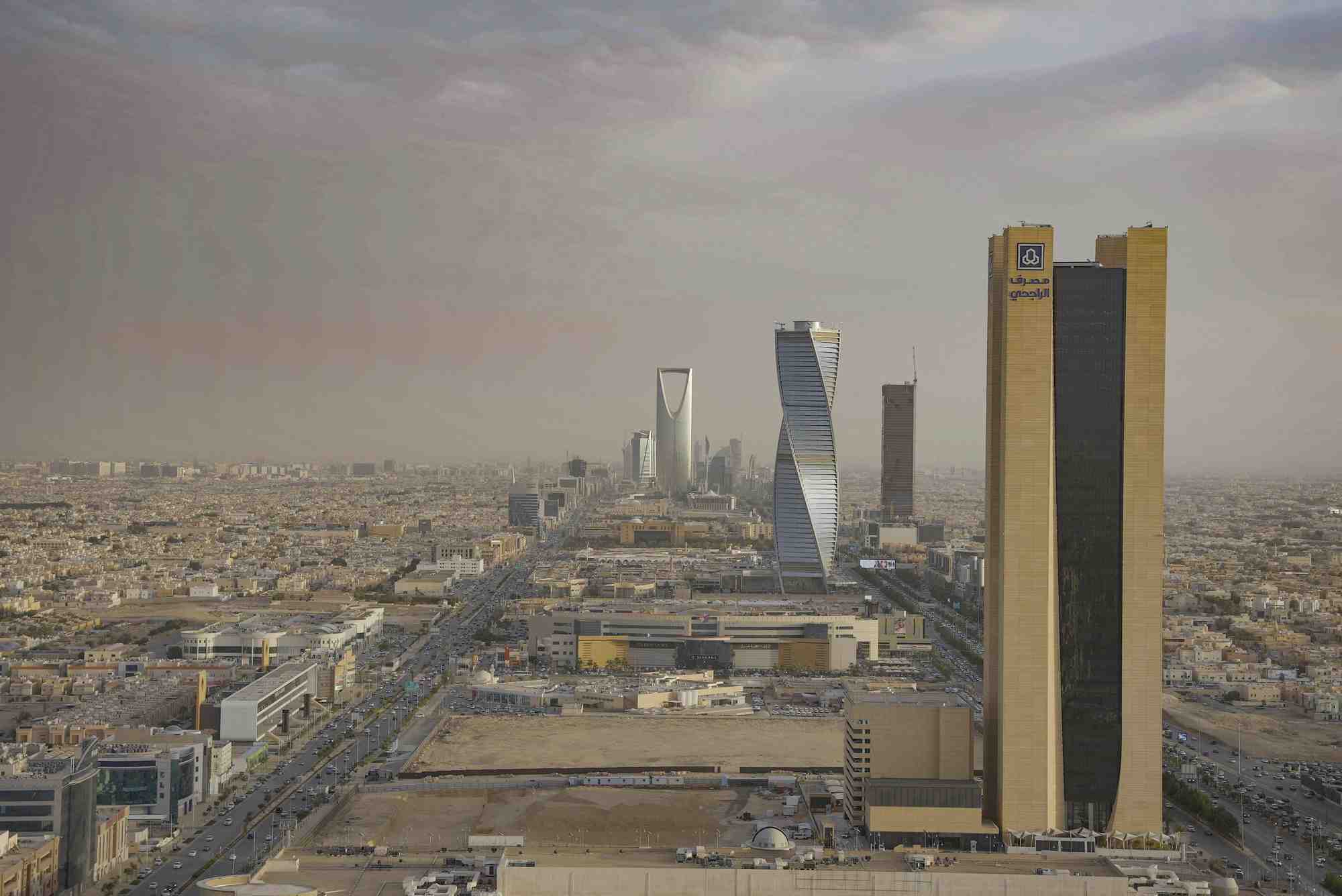 La ville de riyad, en arabie saoudite