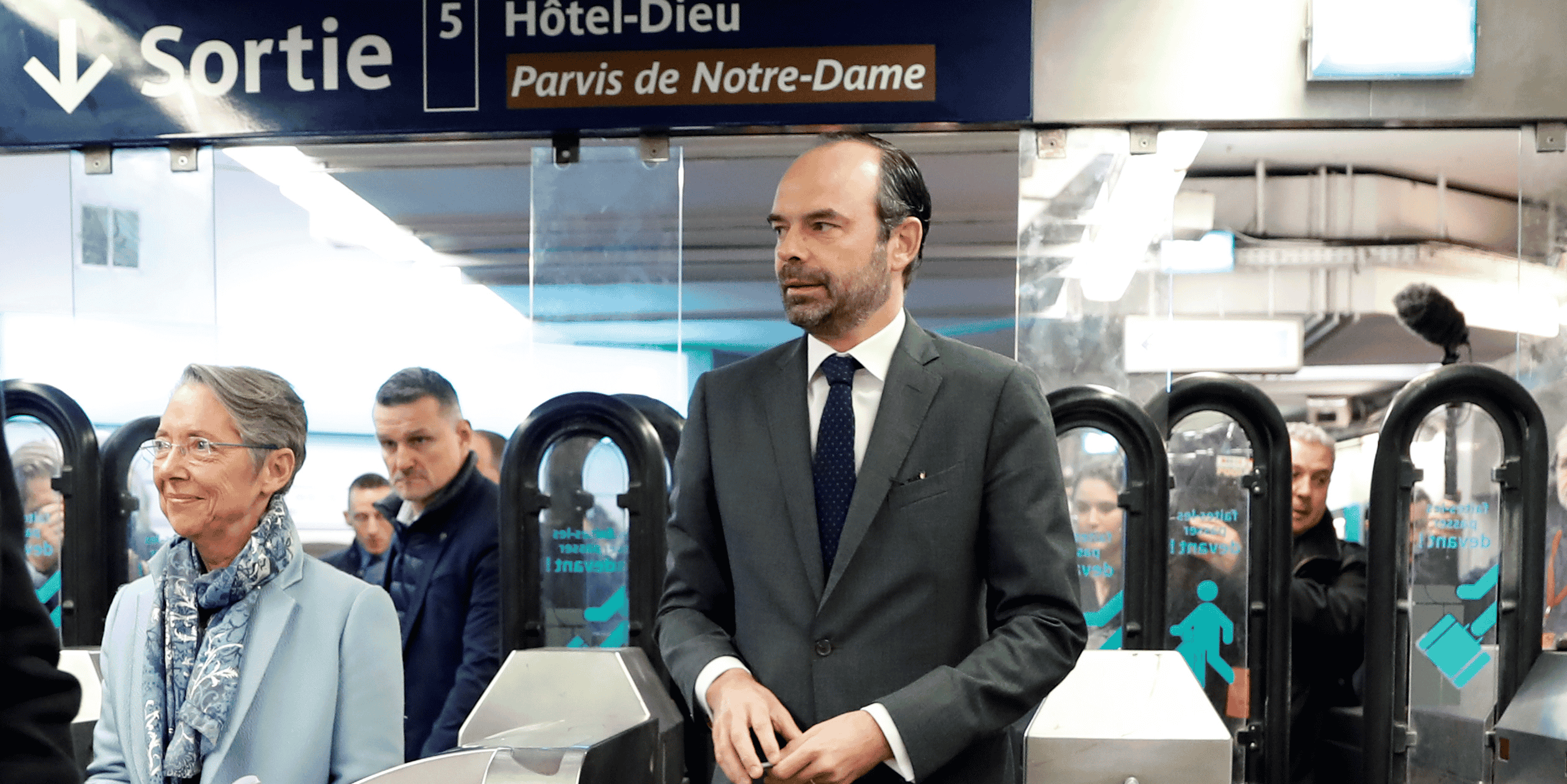 Elisabeth Borne, Edouard Philippe, métro, transport, mobilité, RER,