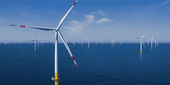 La maison-mère de Valeco, l'énergéticien allemand EnBW, détient déjà 336 MW d'actifs dans l'éolien en mer (photo : le parc Baltic 2), sur lequel Valeco se positionne également en France.