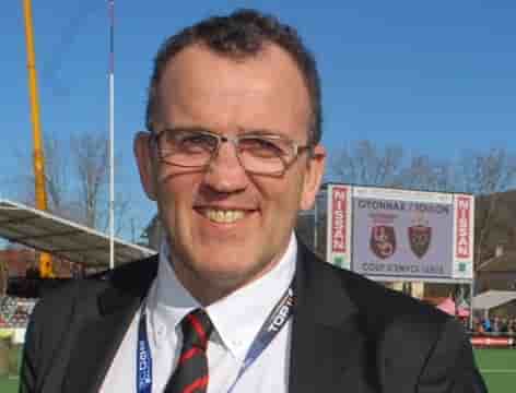 Thierry Emin, président de l'Union Sportive Oyonnax Rugby