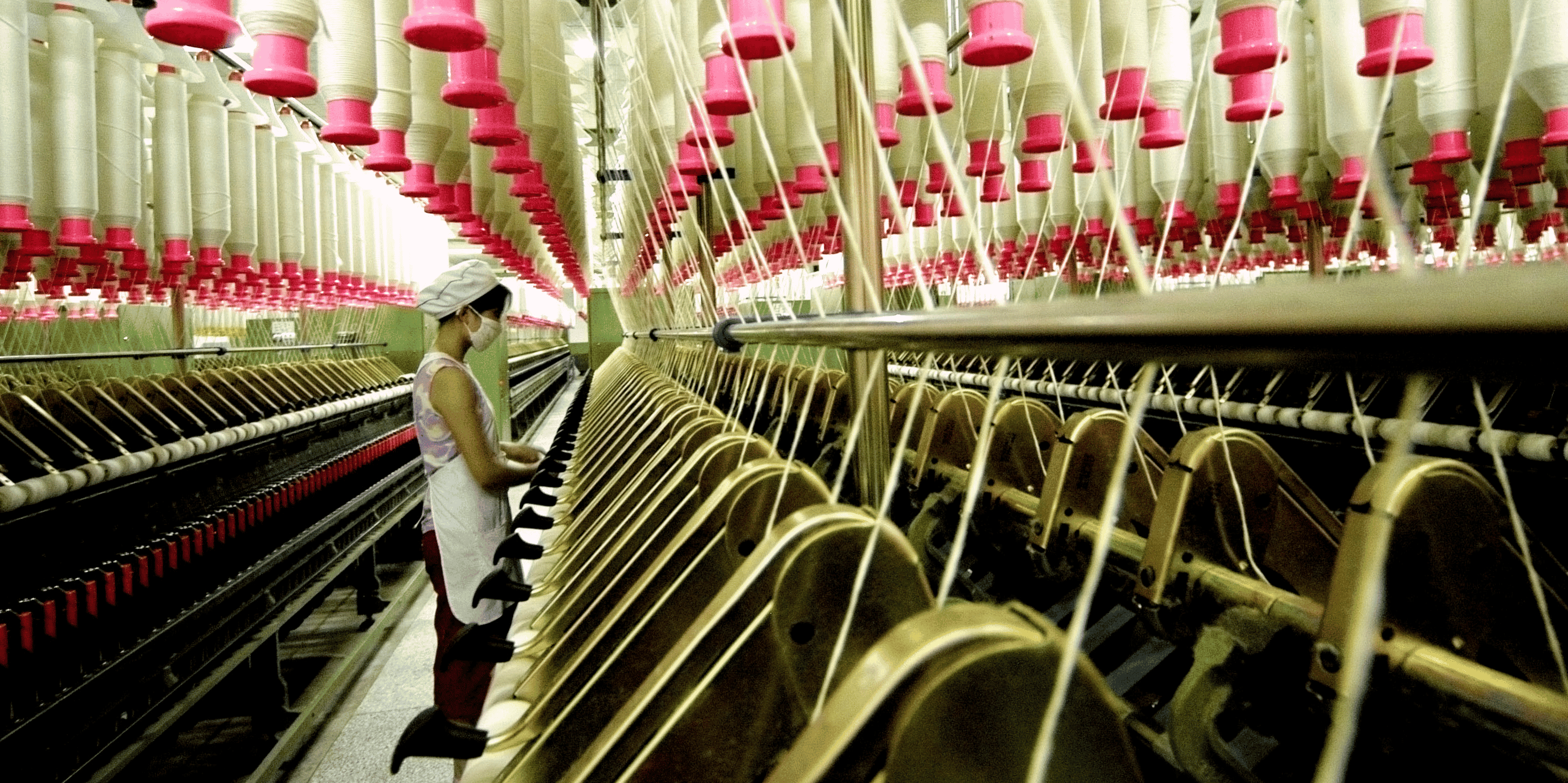Chine, usine, manufacture, textile, industrie, Huaibei,