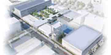 Vue du futur collège de l'écoquartier Ginko