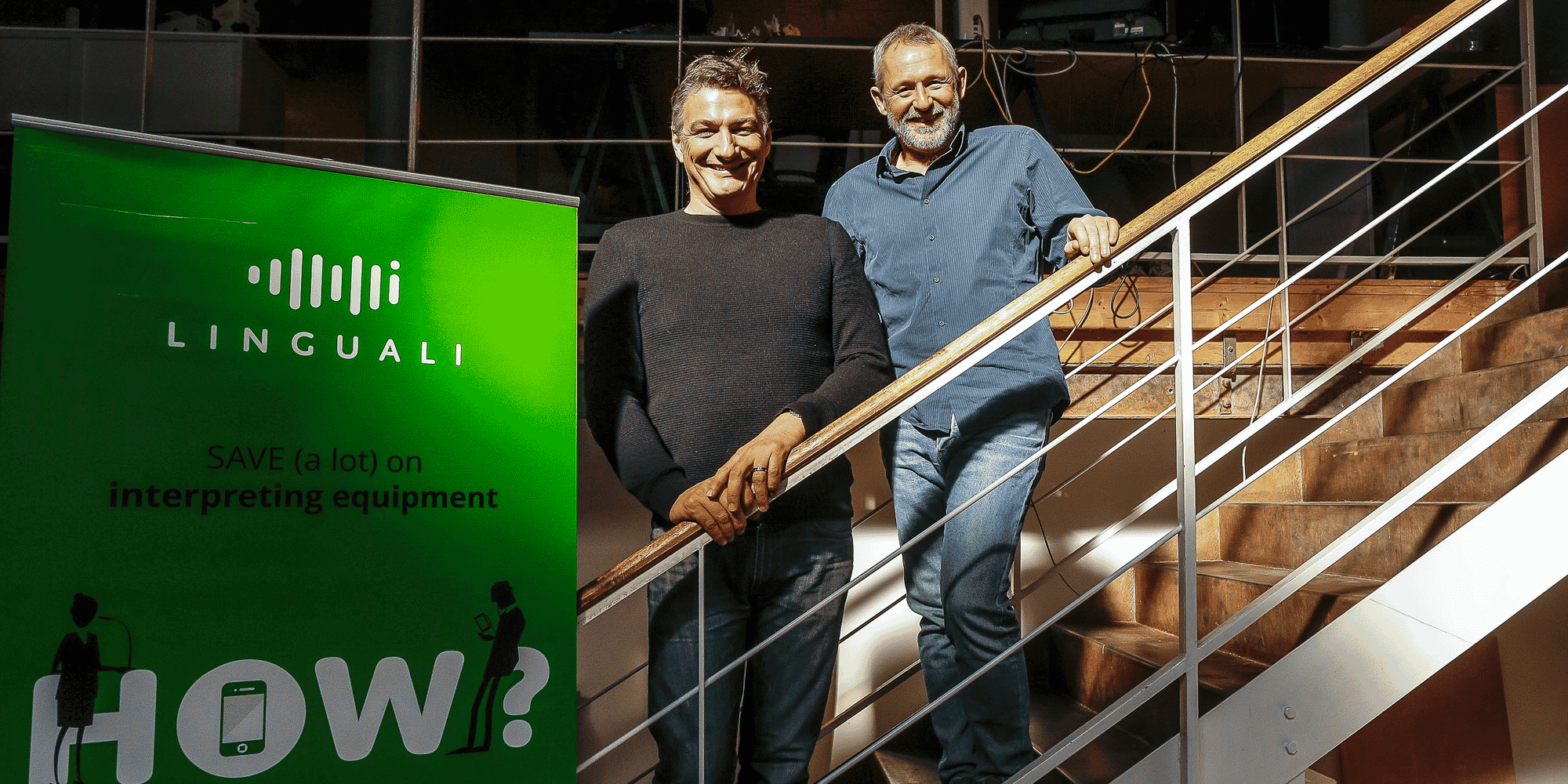 James Anderson et François-Xavier Bodin, les deux fondateurs et dirigeants de Linguali.