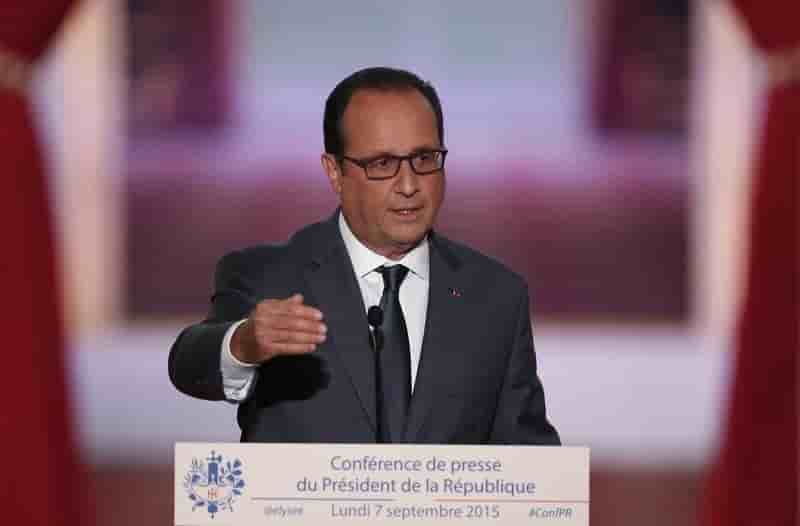 Francois hollande attend une croissance un peu superieure a 1% pour 2015