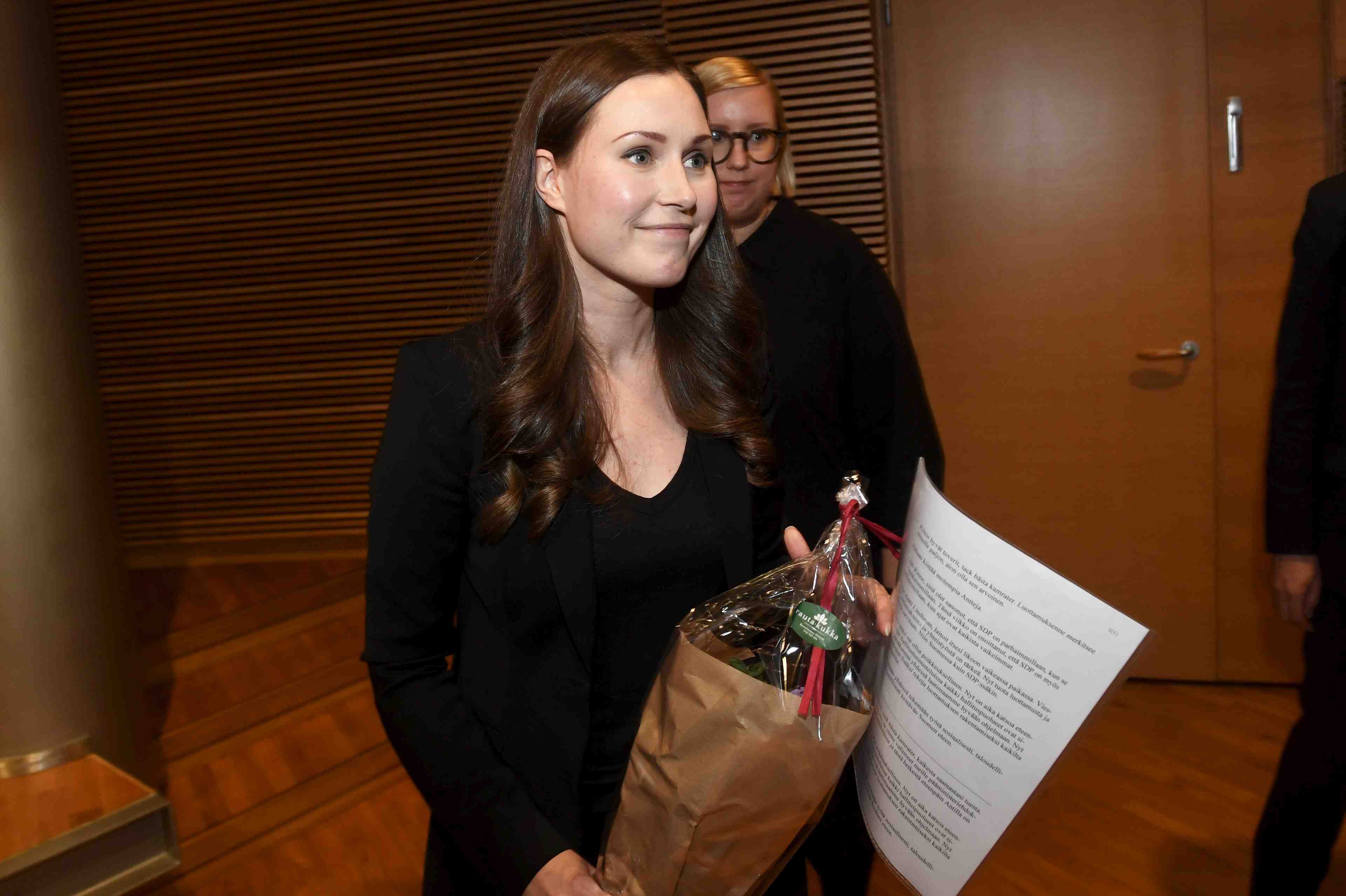 Sanna marin devient la plus jeune premiere ministre de finlande
